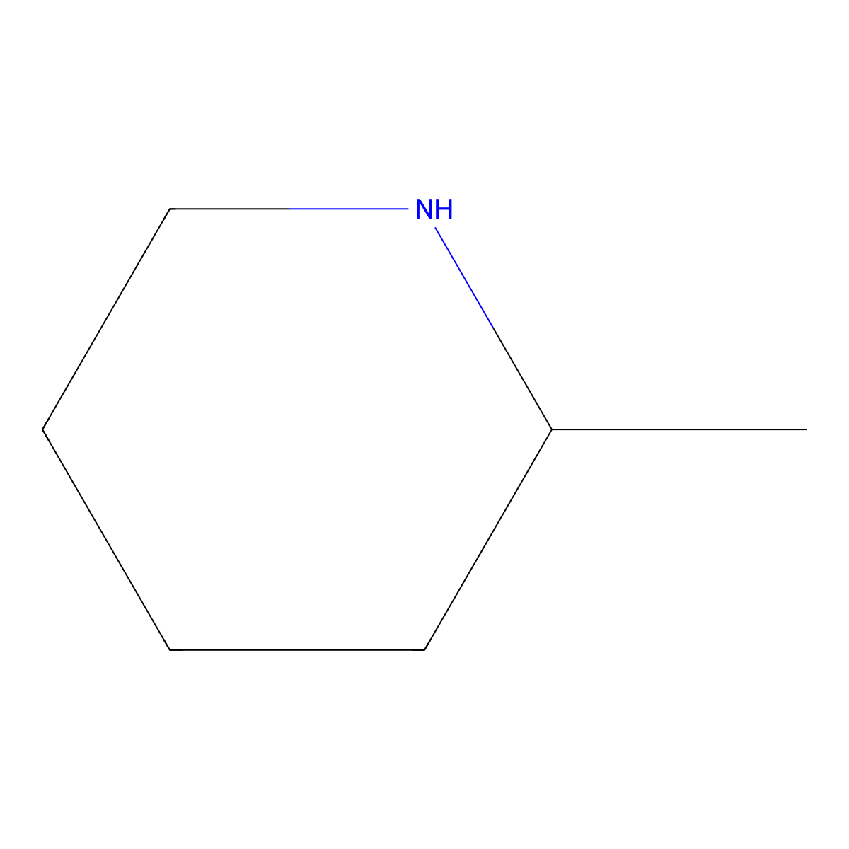 (R)-2-Methylpiperidine molecular structure, CAS 1722-95-8