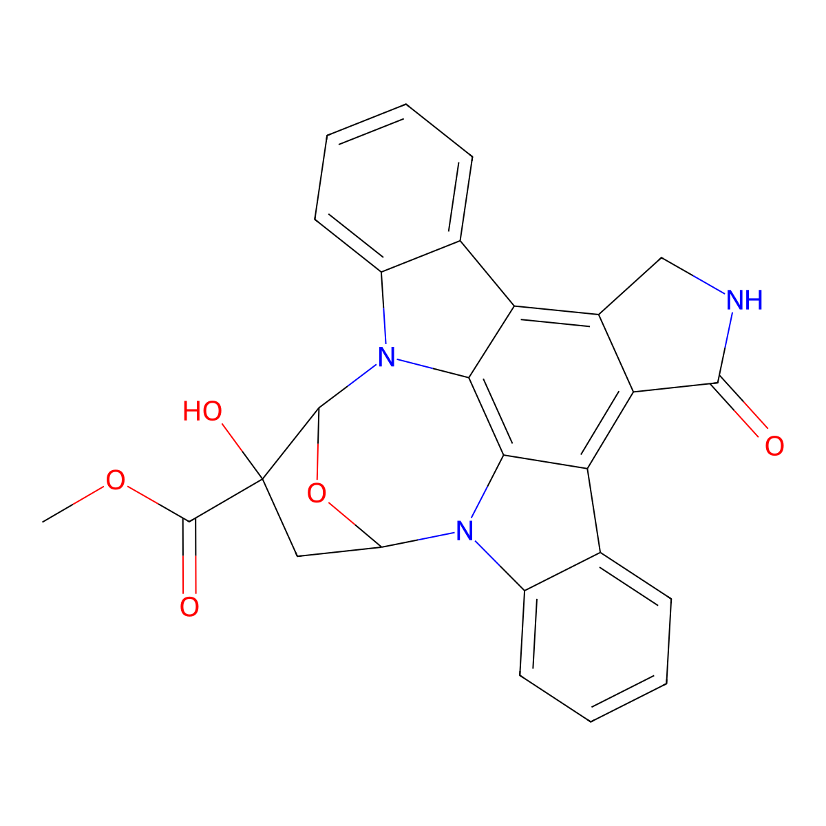 rel-K252a molecular structure, CAS 172201-10-4