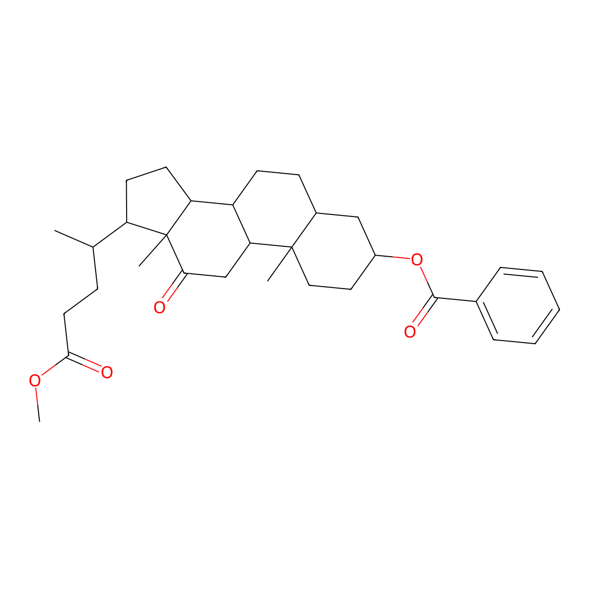(3a,5b)-3-(Benzoyloxy)-12-oxo-cholan-24-oic Acid Methyl Ester molecular structure, CAS 17225-41-1