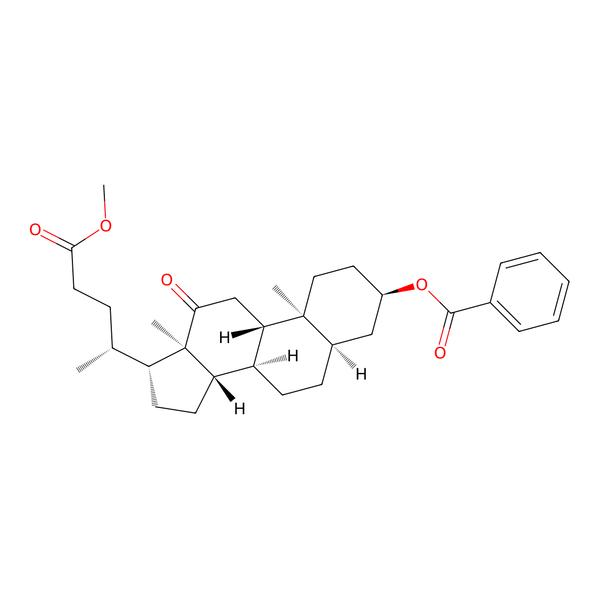 (3a,5b)-3-(Benzoyloxy)-12-oxo-cholan-24-oic Acid Methyl Ester molecular structure, CAS 17225-41-1