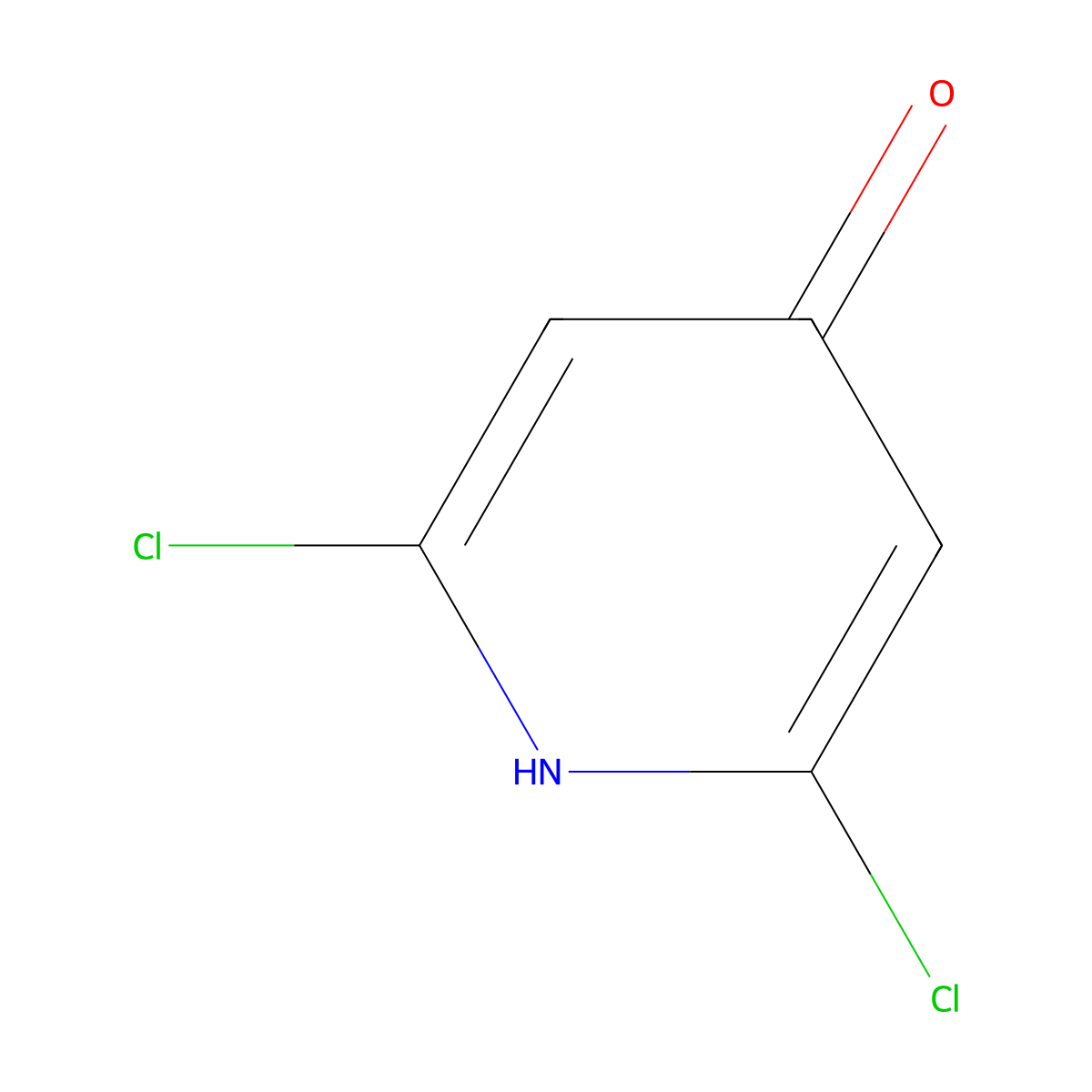 2,6-Dichloropyridin-4-ol molecular structure, CAS 17228-74-9