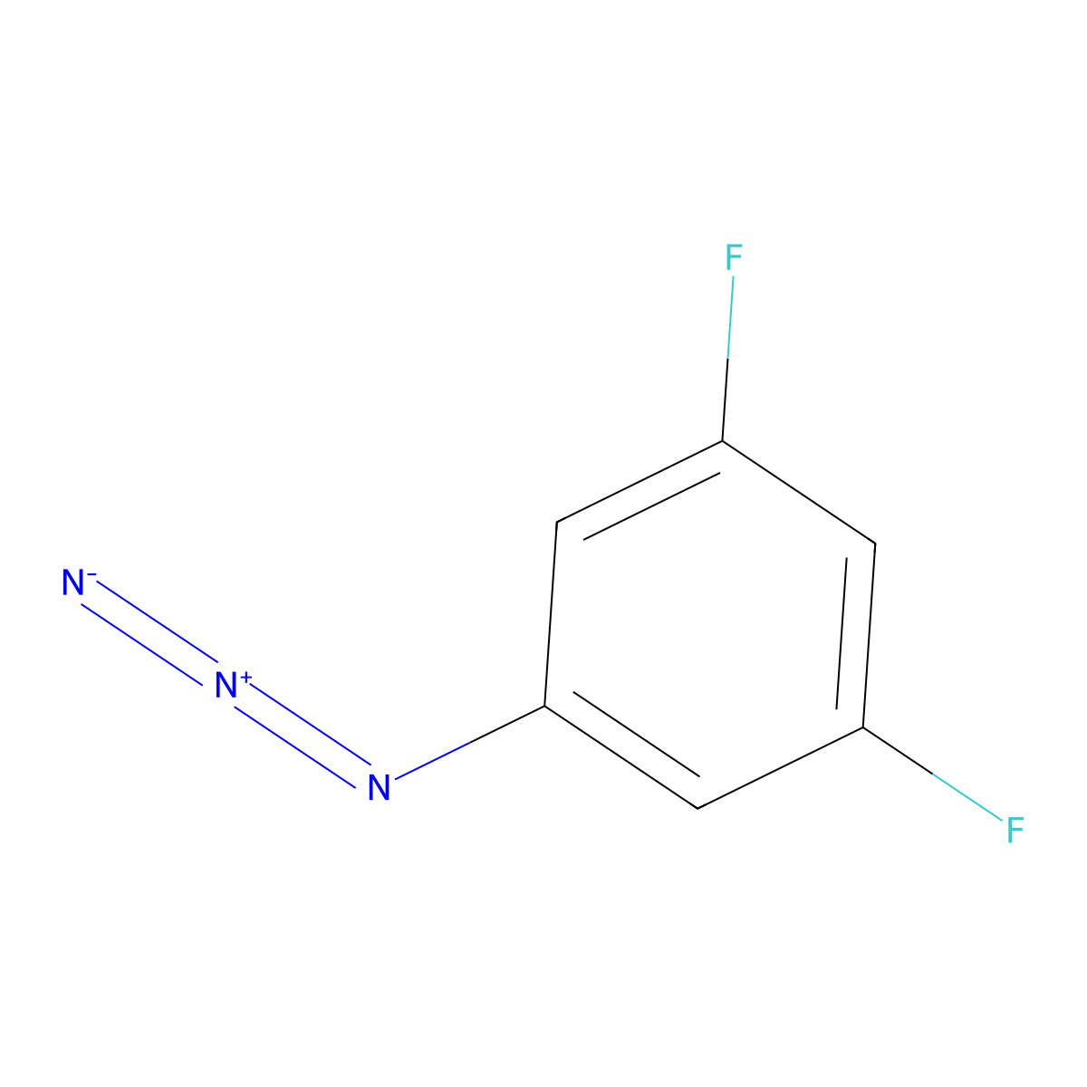 1-Azido-3,5-difluorobenzene molecular structure, CAS 172289-63-3