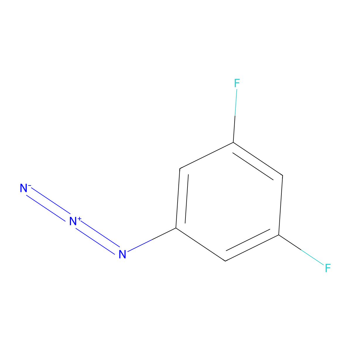1-Azido-3,5-difluorobenzene molecular structure, CAS 172289-63-3