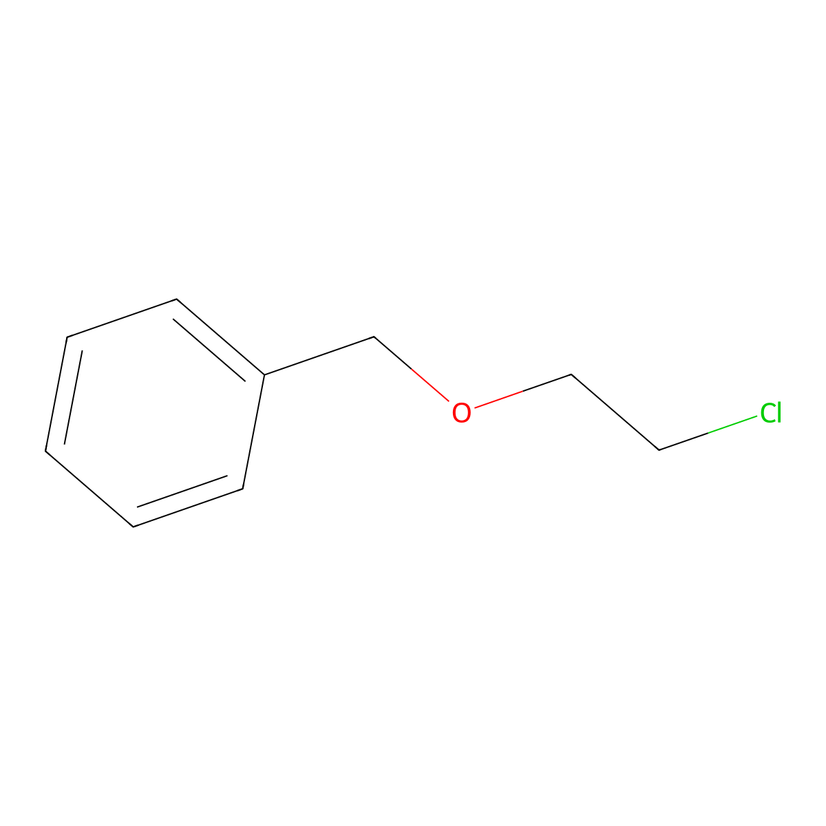 Benzyl 2-Chloroethyl Ether molecular structure, CAS 17229-17-3