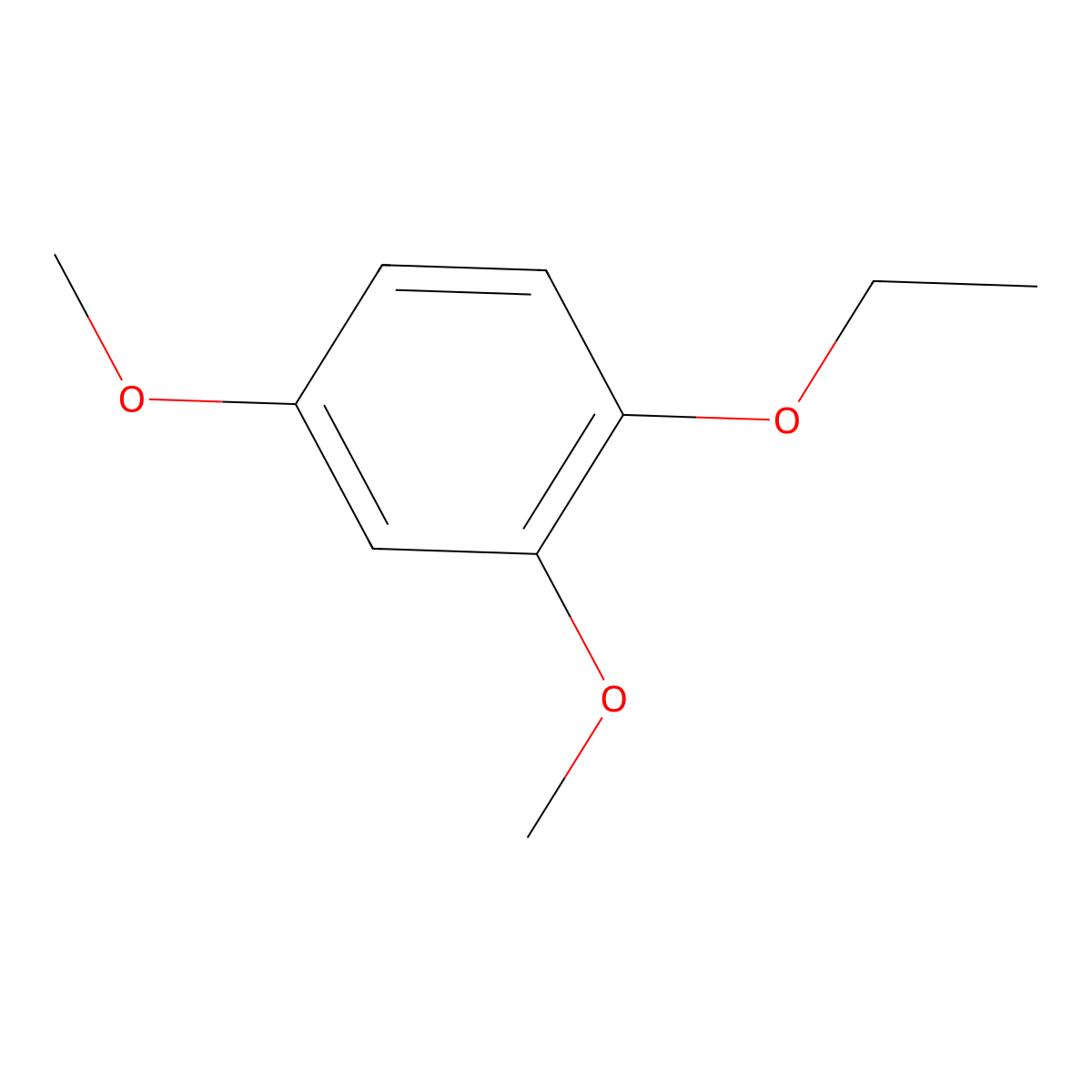 1-Ethoxy-2,4-dimethoxybenzene molecular structure, CAS 17229-36-6