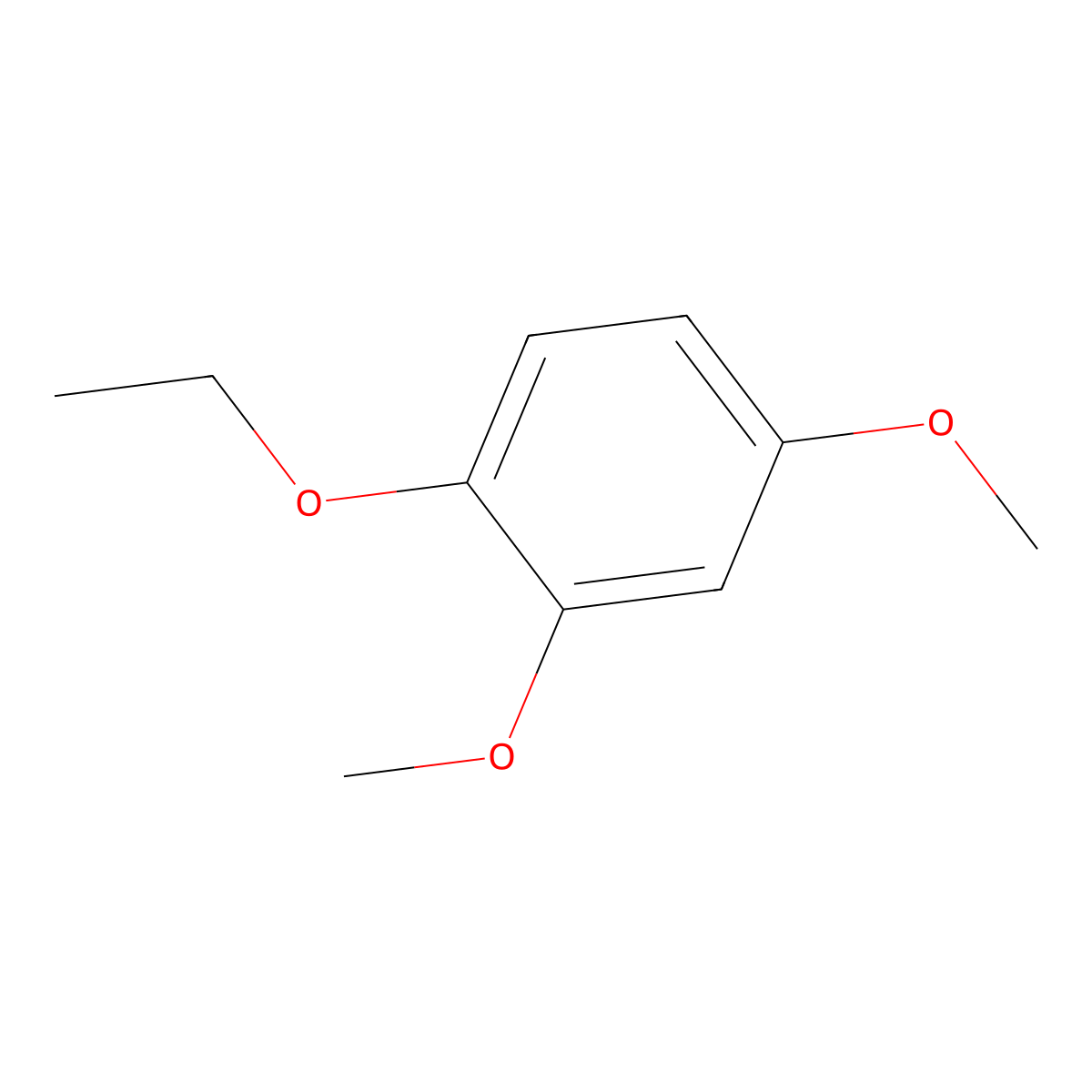 1-Ethoxy-2,4-dimethoxybenzene molecular structure, CAS 17229-36-6