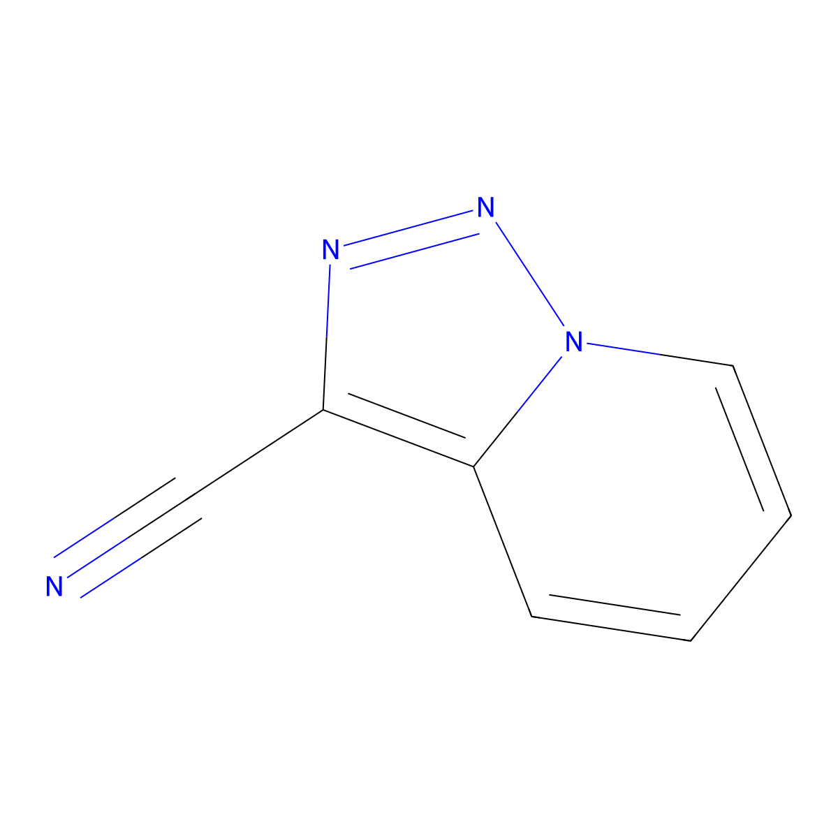 [1,2,3]Triazolo[1,5-a]pyridine-3-carbonitrile molecular structure, CAS 172292-33-0