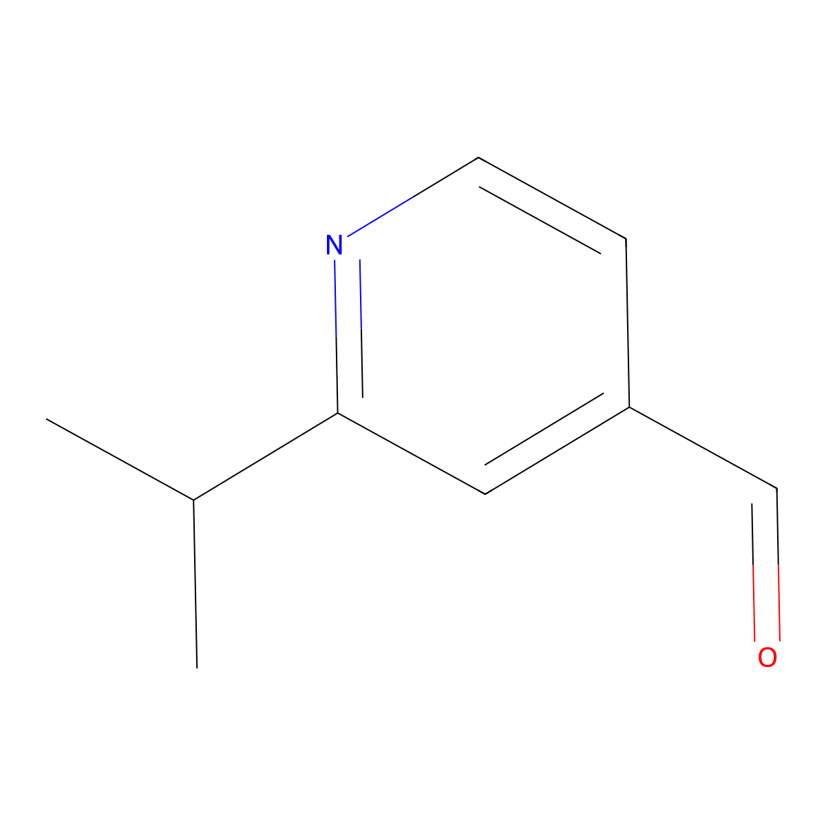 2-Isopropylisonicotinaldehyde molecular structure, CAS 172294-75-6