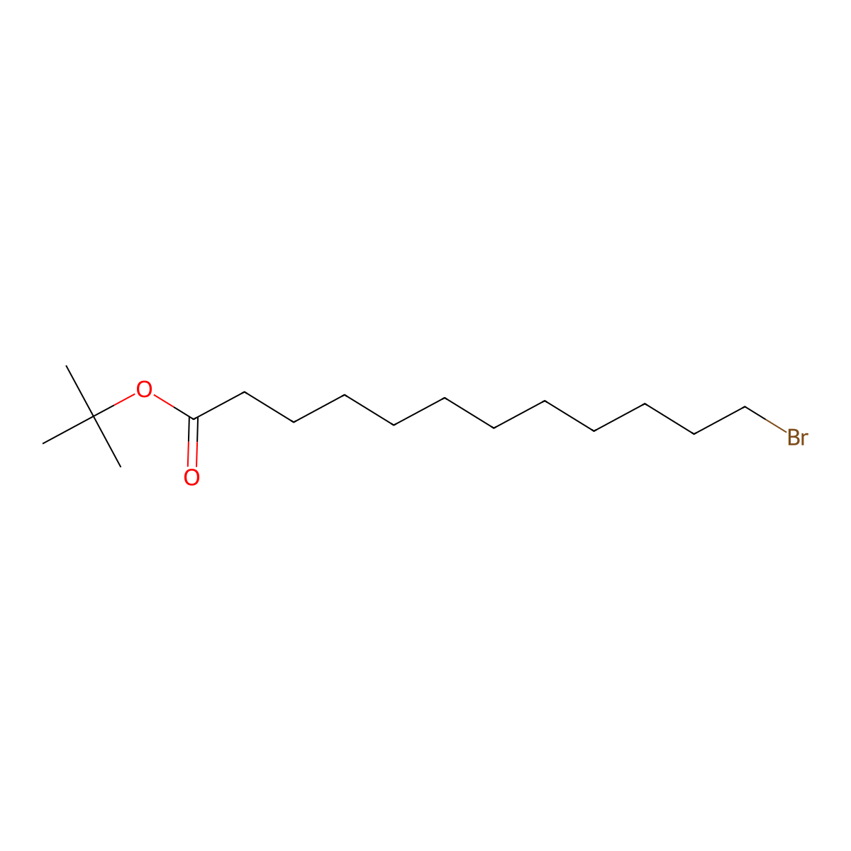 tert-Butyl 12-bromododecanoate molecular structure, CAS 172304-05-1