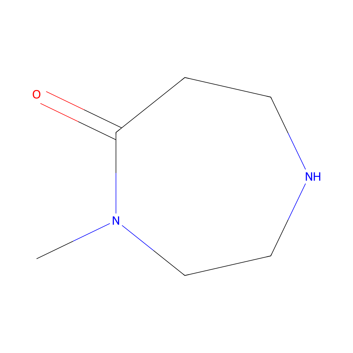 4-Methyl-1,4-diazepan-5-one molecular structure, CAS 172314-56-6