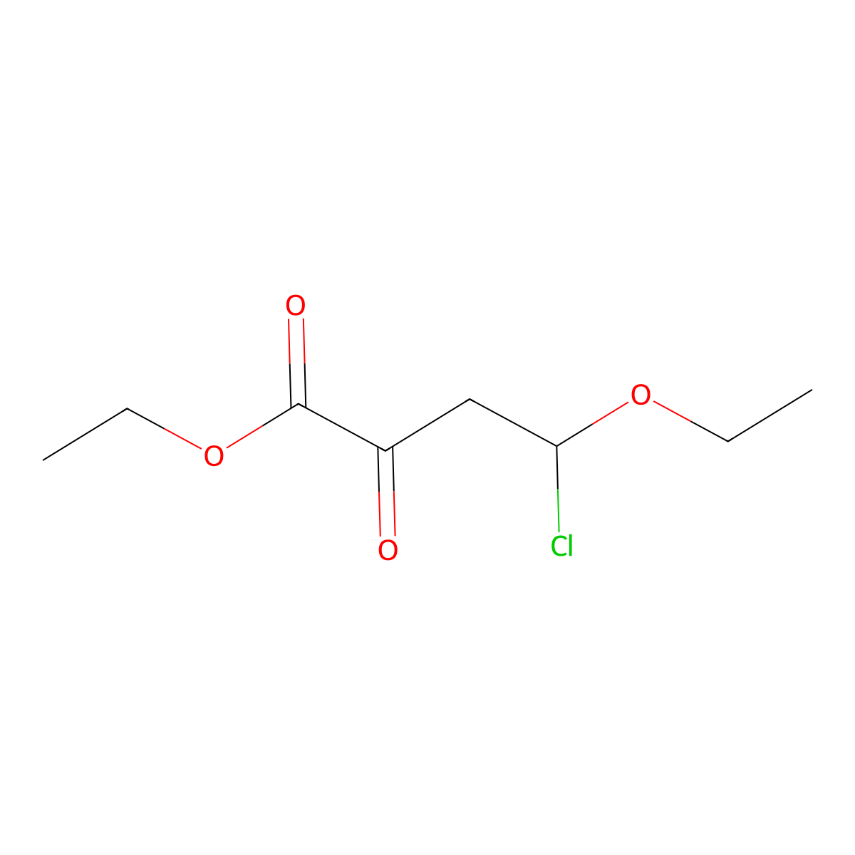 Butanoic acid, 4-chloro-4-ethoxy-2-oxo-, ethyl ester molecular structure, CAS 172314-57-7