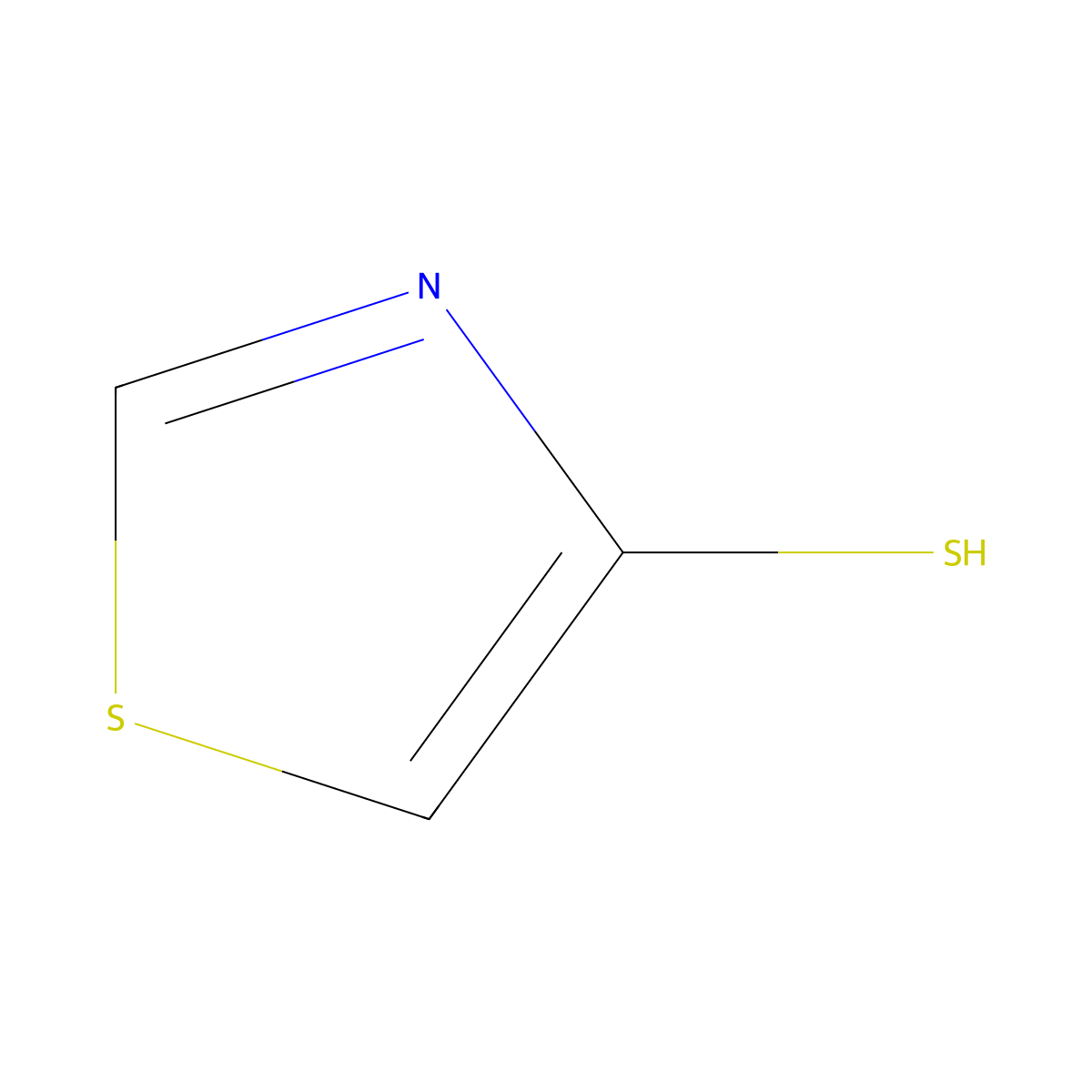 4-Thiazolethiol molecular structure, CAS 172366-71-1