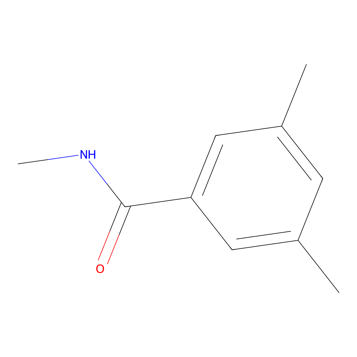 N,3,5-trimethylbenzamide molecular structure, CAS 172369-18-5