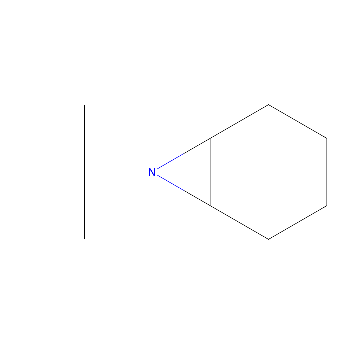 7-tert-Butyl-7-azabicyclo[4.1.0]heptane molecular structure, CAS 172373-56-7