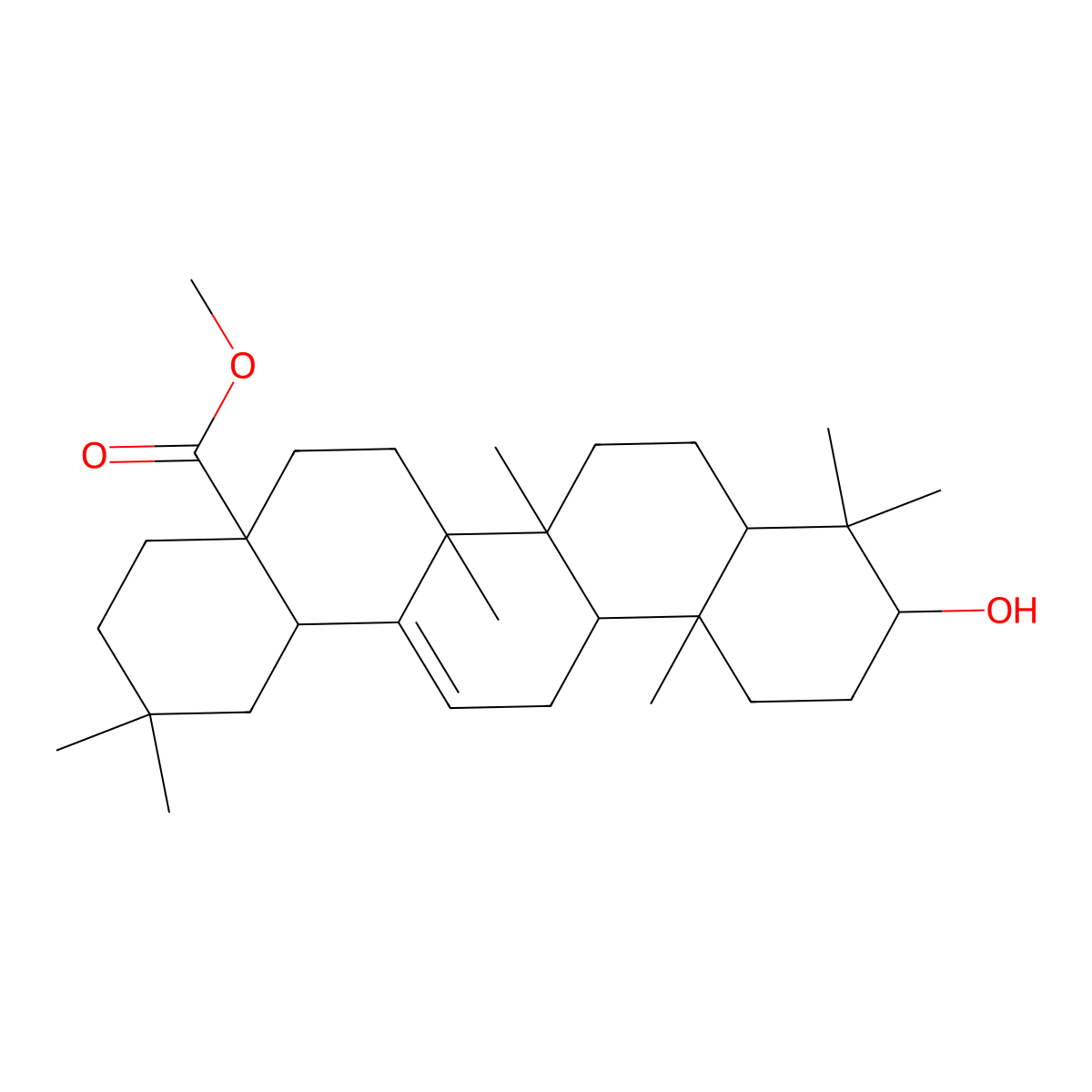 Methyl Oleanolate molecular structure, CAS 1724-17-0