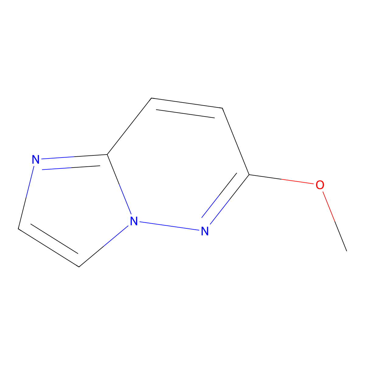 6-Methoxyimidazo[1,2-b]pyridazine molecular structure, CAS 17240-33-4