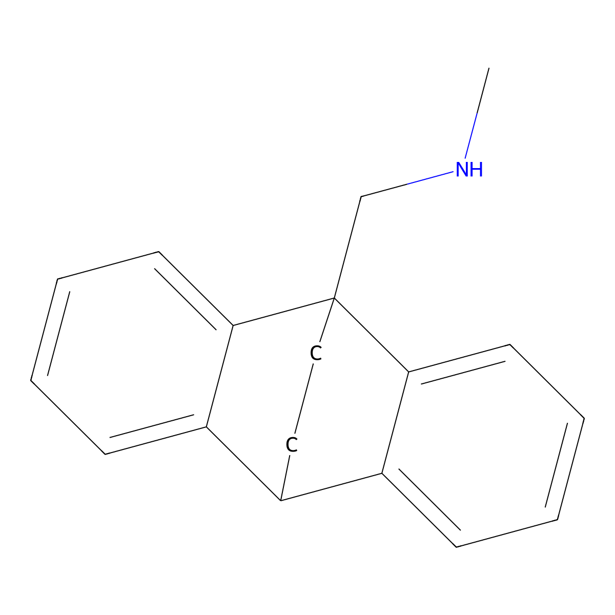 Benzoctamine molecular structure, CAS 17243-39-9