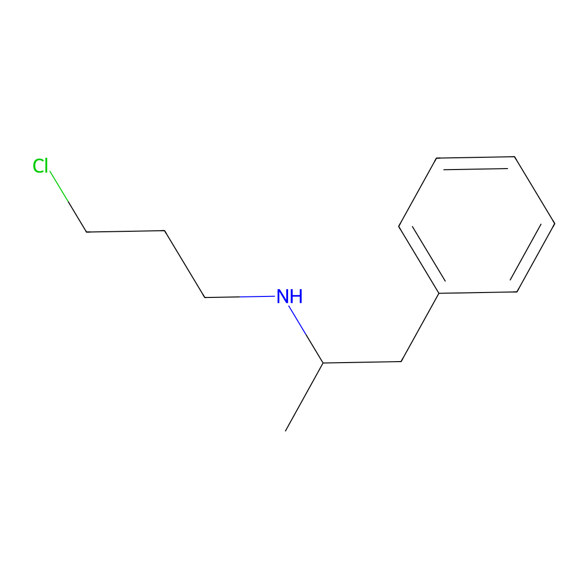 Mefenorex molecular structure, CAS 17243-57-1