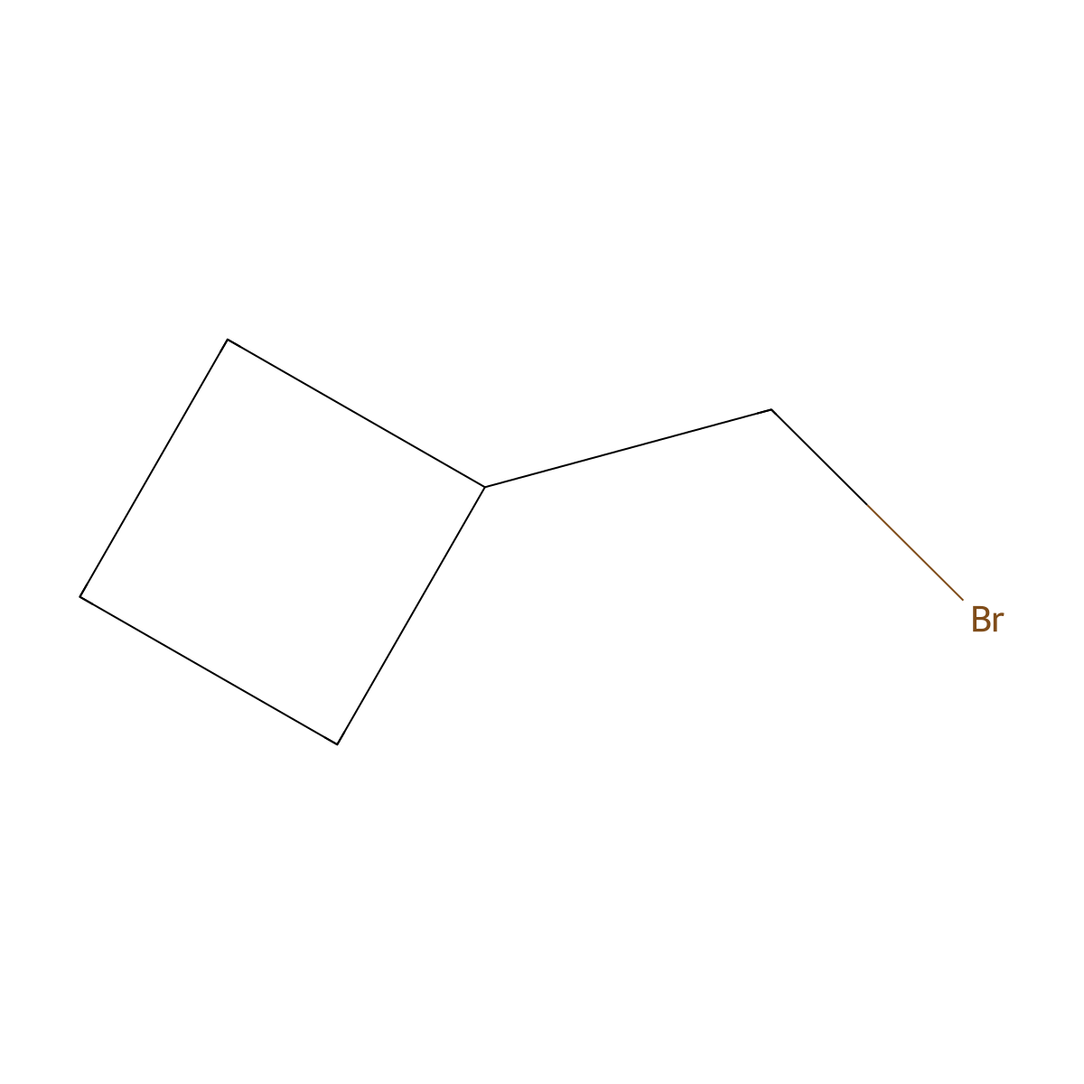 (Bromomethyl)cyclobutane molecular structure, CAS 17247-58-4