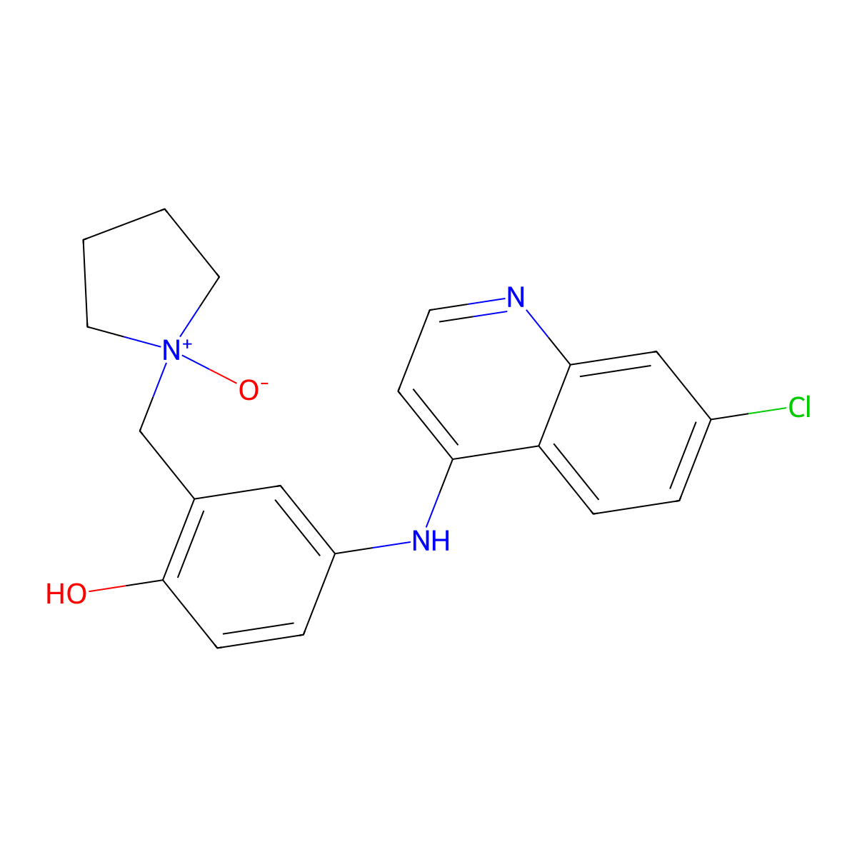 Amopyroquine N-Oxide molecular structure, CAS 172476-17-4