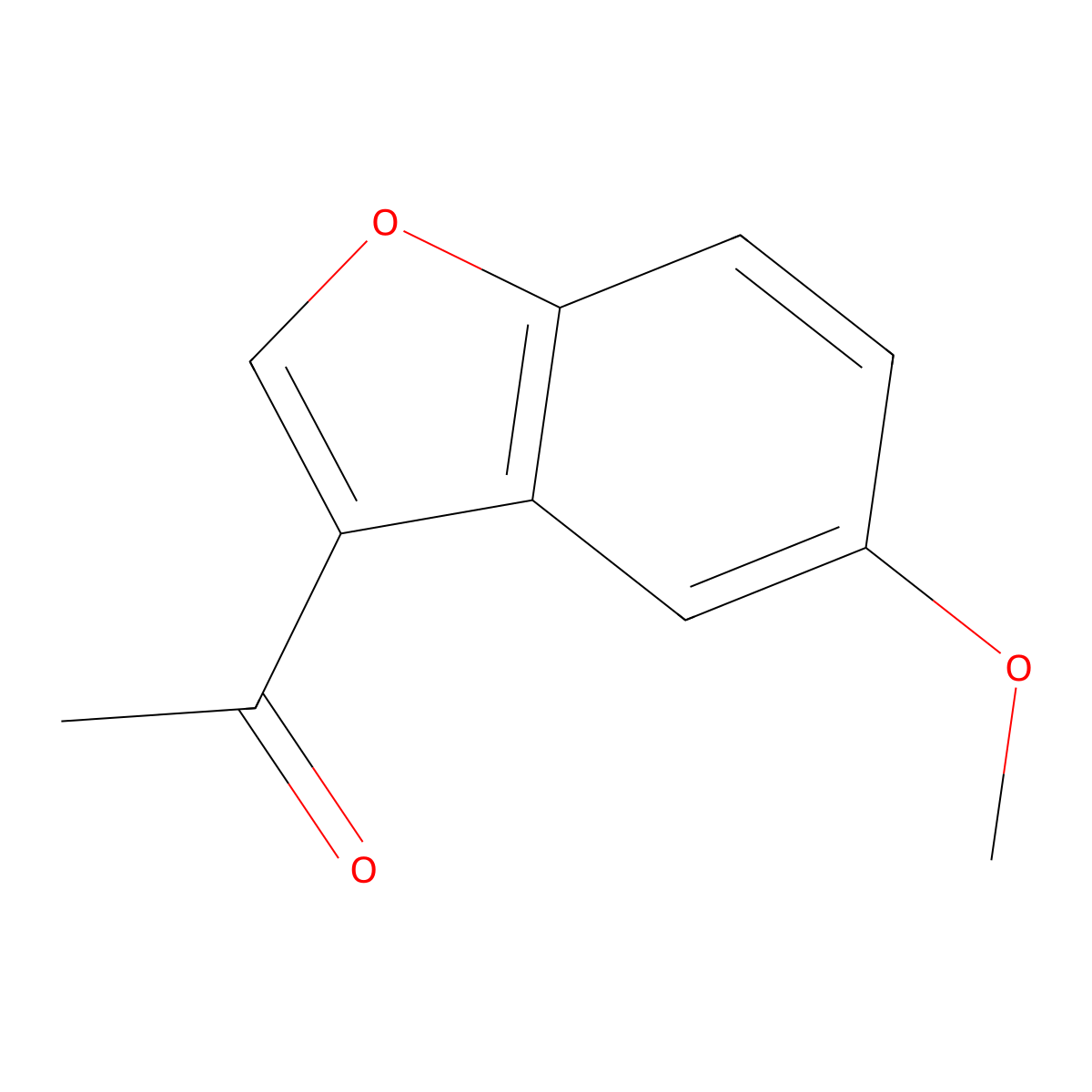 1-(5-Methoxy-1-benzofuran-3-yl)ethanone molecular structure, CAS 17249-69-3