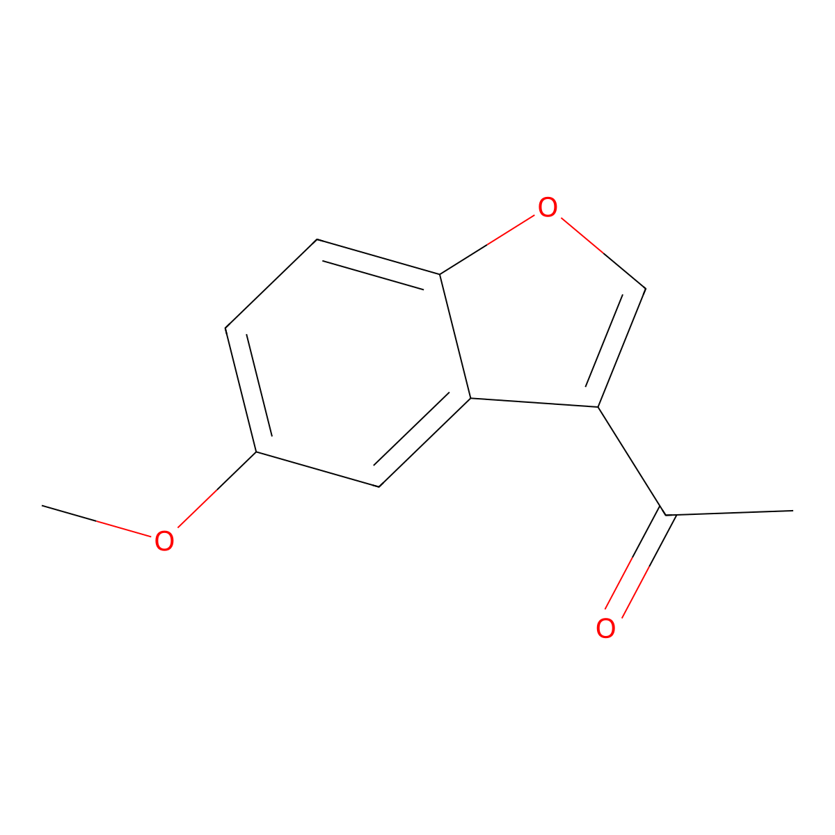 1-(5-Methoxy-1-benzofuran-3-yl)ethanone molecular structure, CAS 17249-69-3