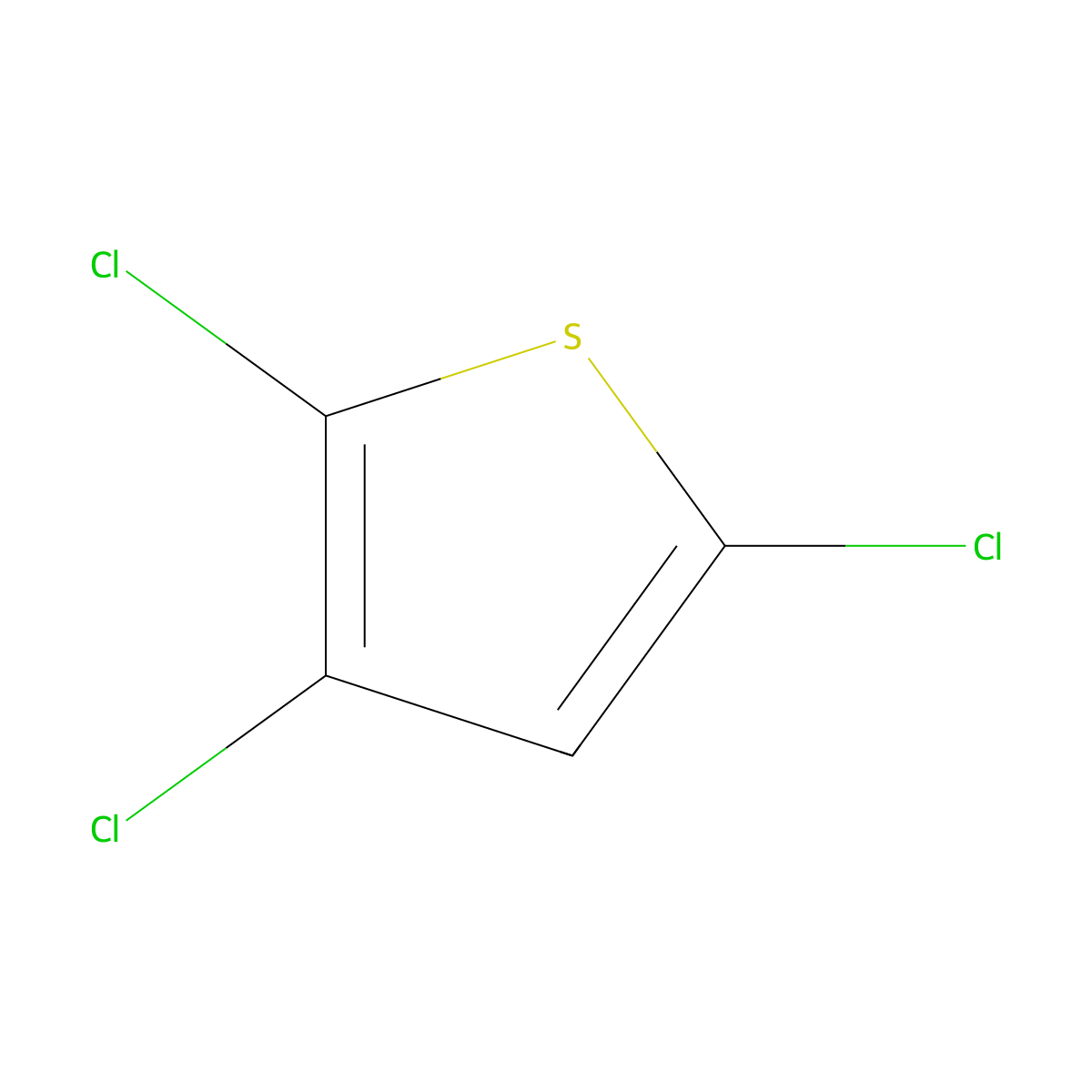 Thiophene, 2,3,5-trichloro- molecular structure, CAS 17249-77-3
