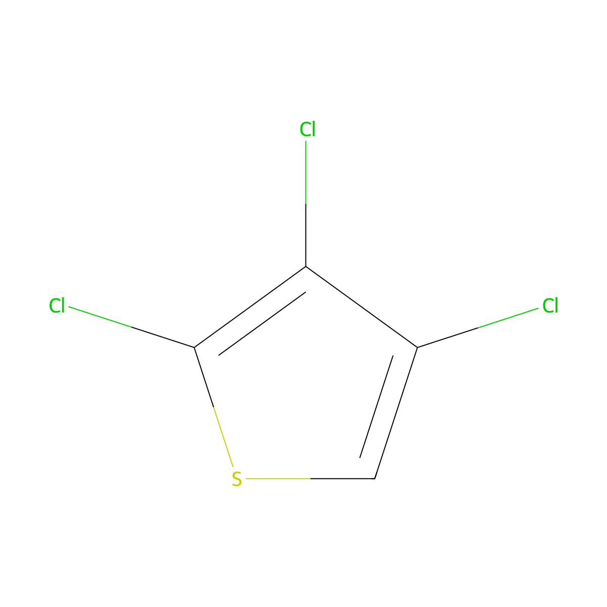 2,3,4-Trichlorothiophene molecular structure, CAS 17249-78-4