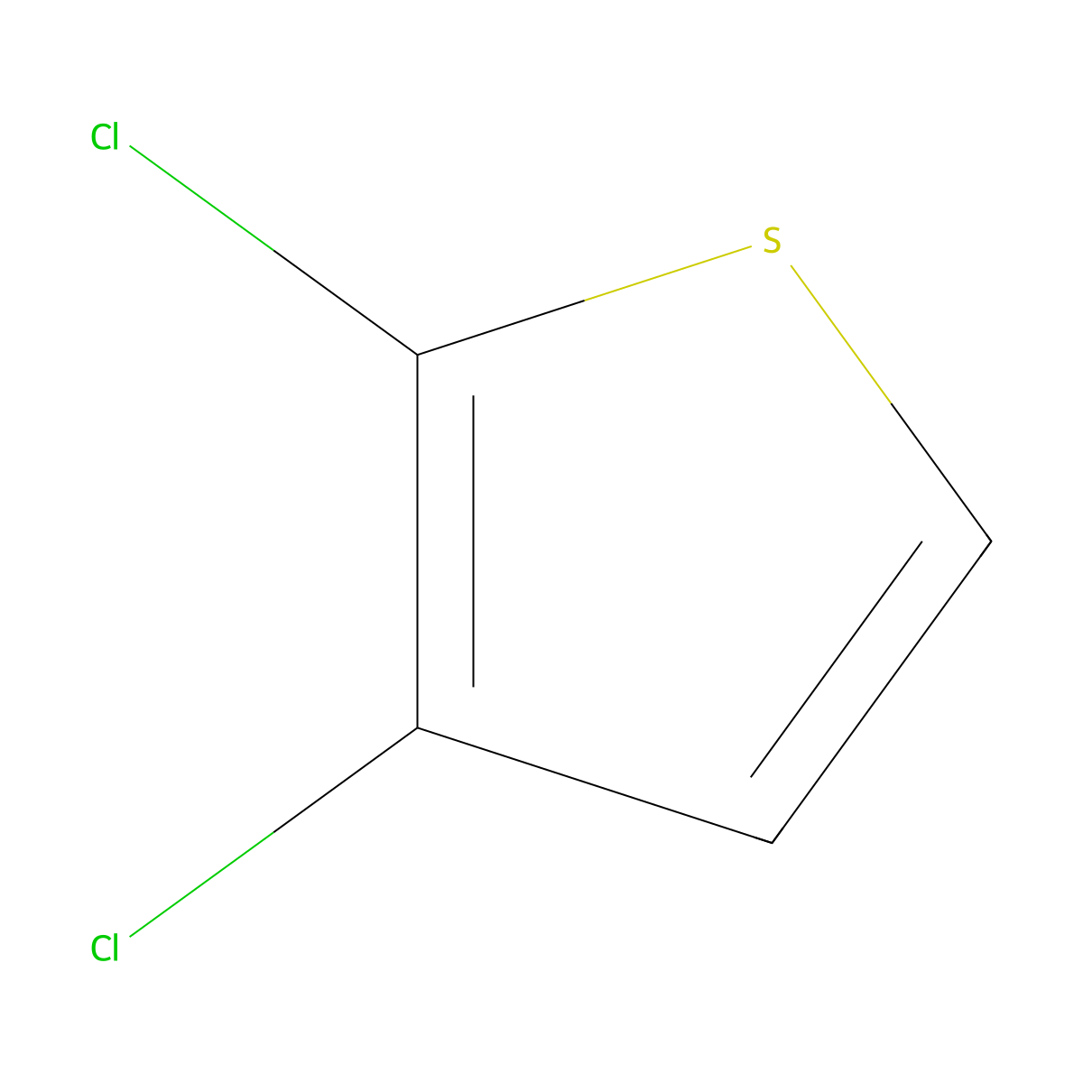 Thiophene, 2,3-dichloro- molecular structure, CAS 17249-79-5