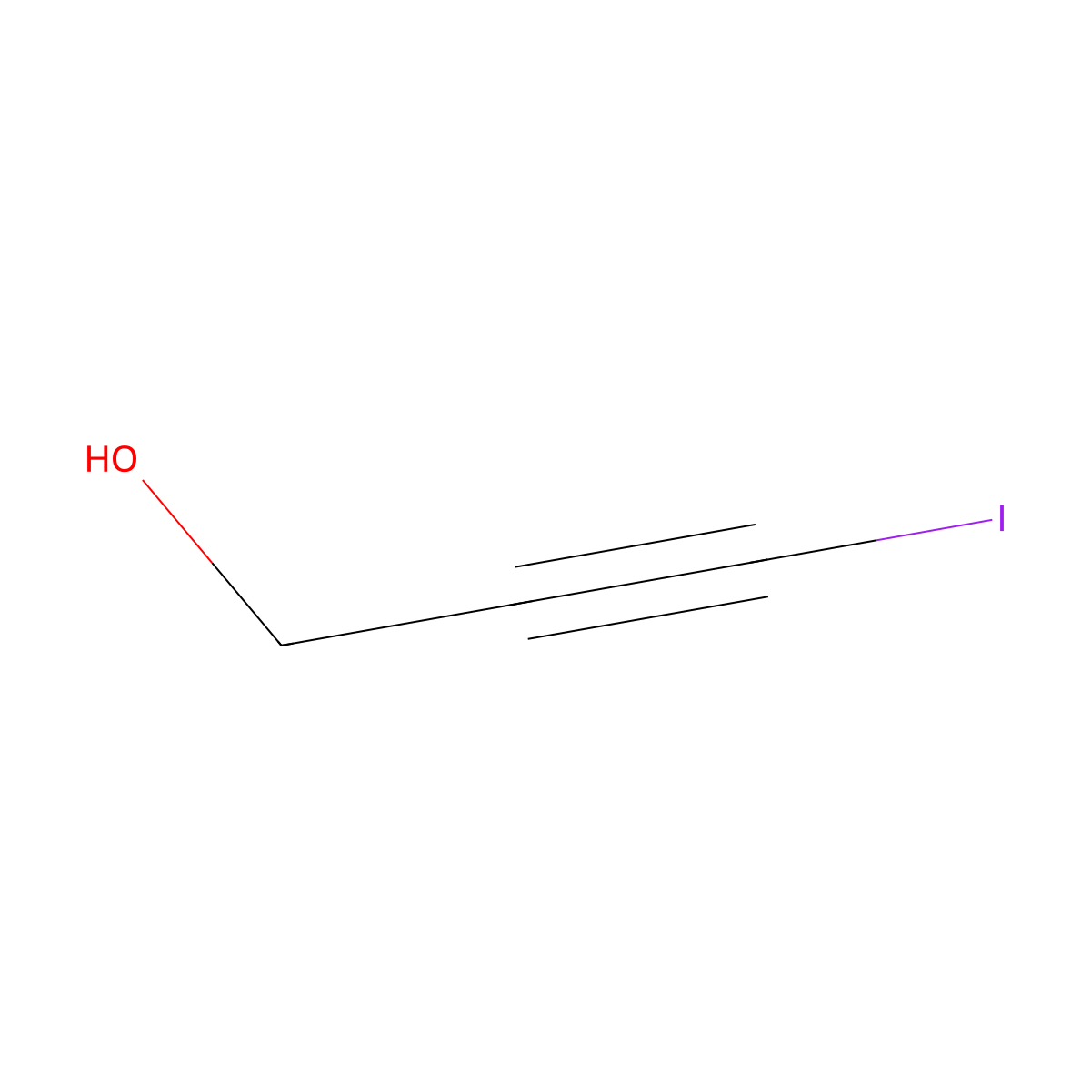 3-Iodo-2-propynol molecular structure, CAS 1725-82-2