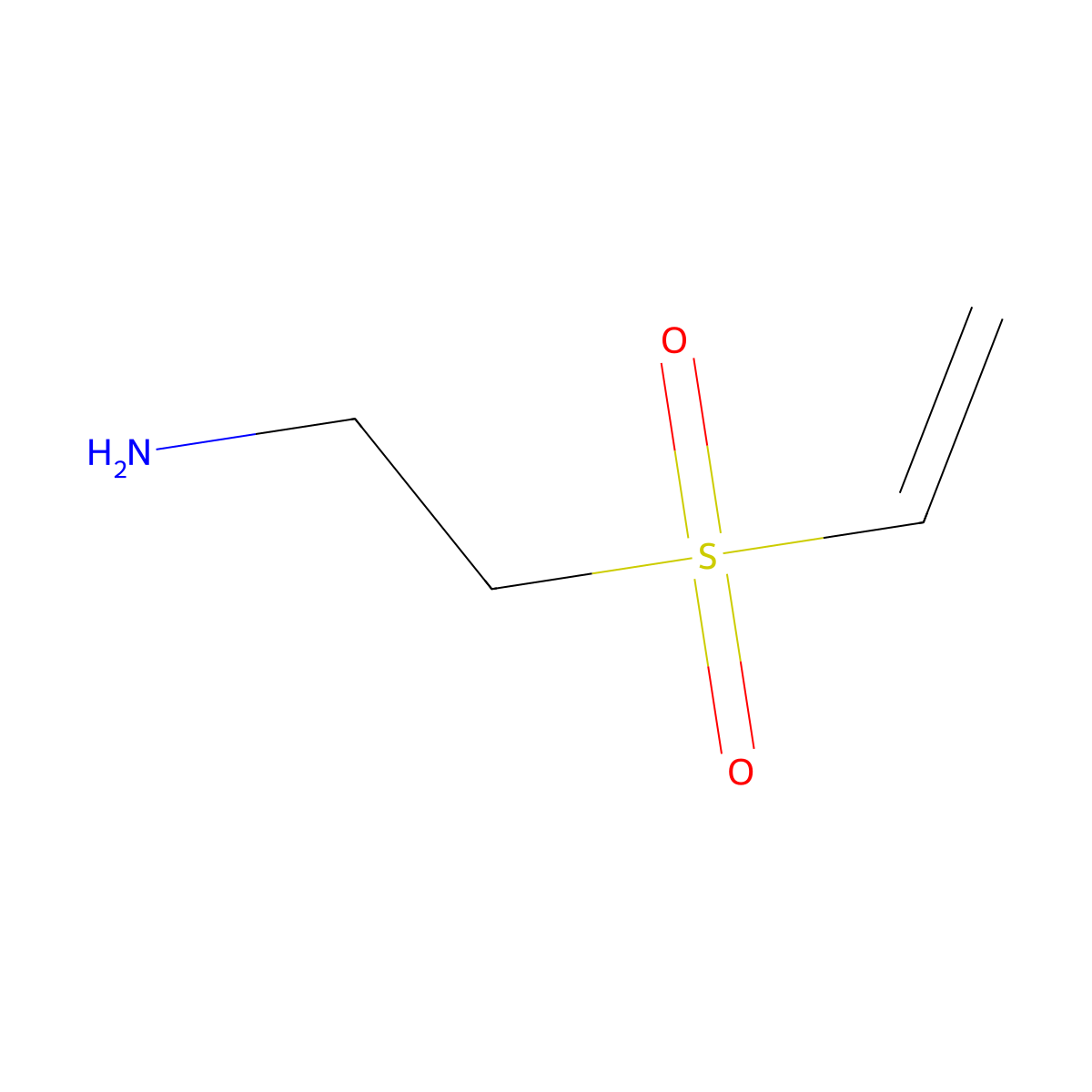 2-(Ethenesulfonyl)ethan-1-amine molecular structure, CAS 172502-50-0