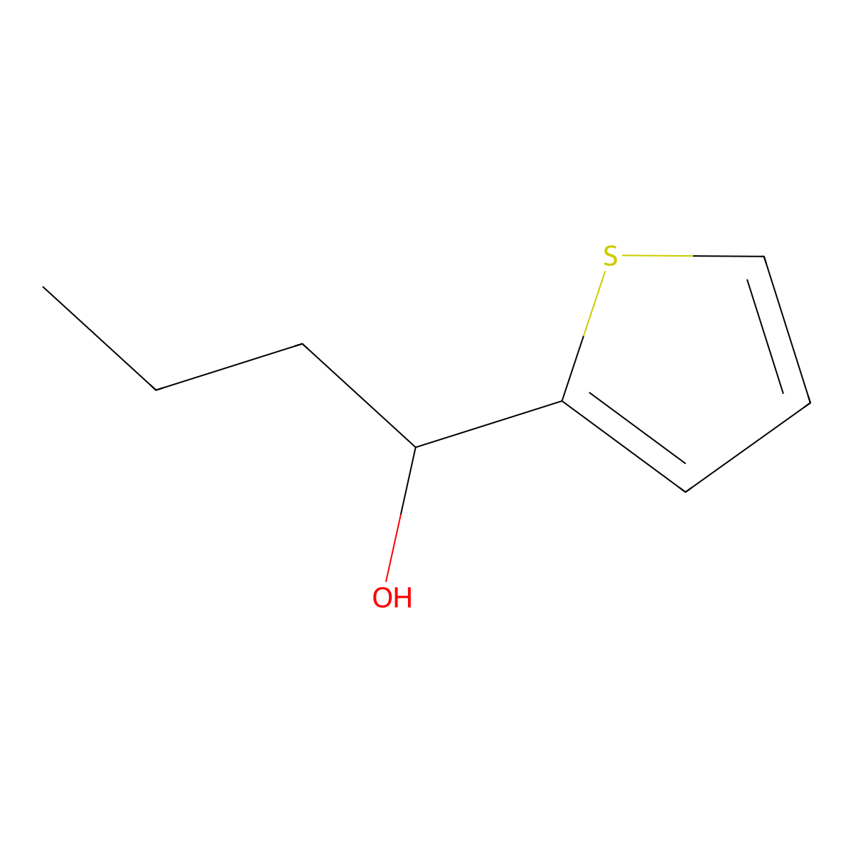 1-(Thiophen-2-yl)butan-1-ol molecular structure, CAS 172508-19-9