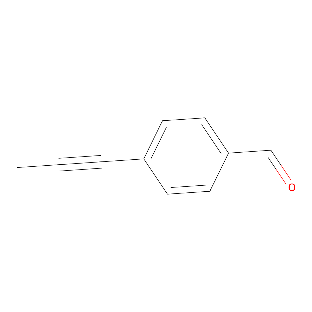 4-(Prop-1-yn-1-yl)benzaldehyde molecular structure, CAS 172508-29-1