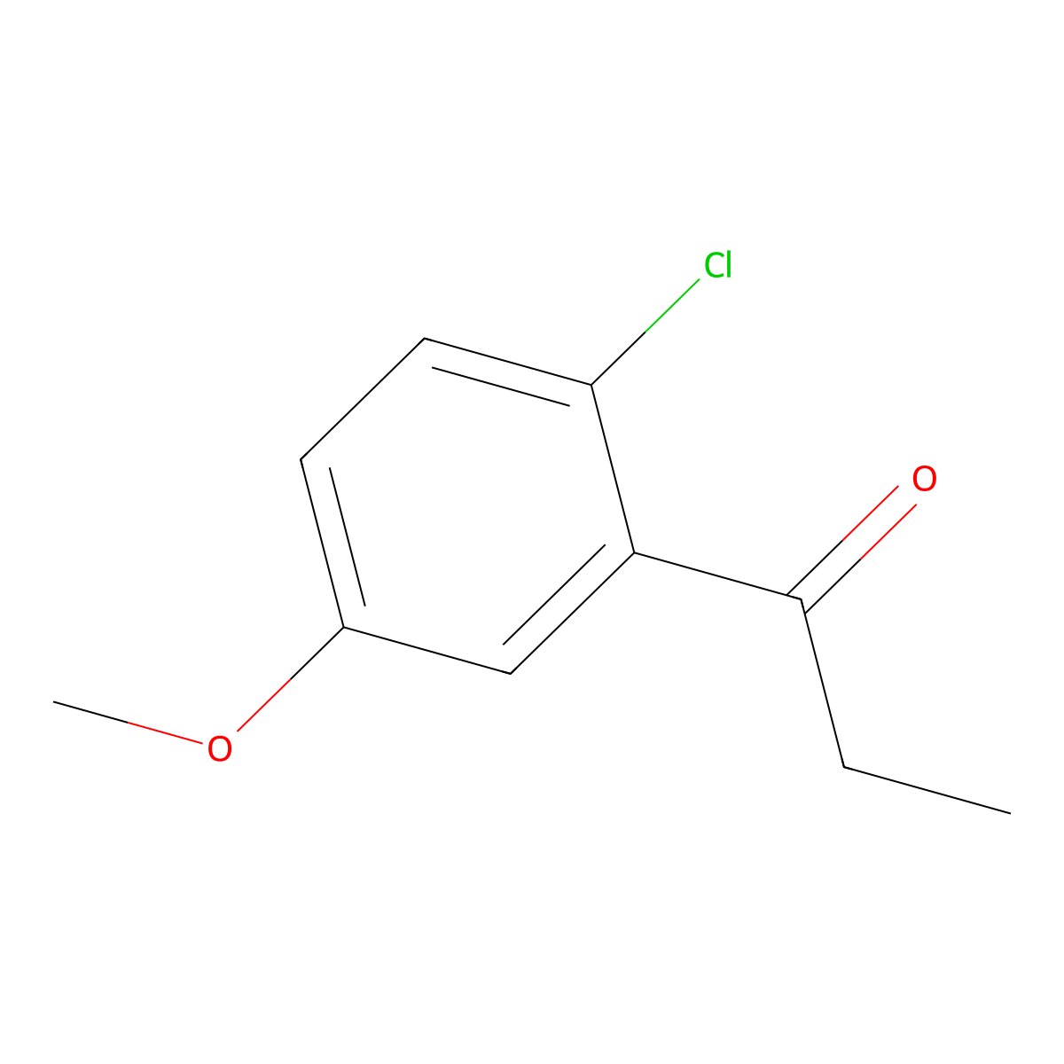 1-(2-Chloro-5-methoxyphenyl)propan-1-one molecular structure, CAS 172508-33-7
