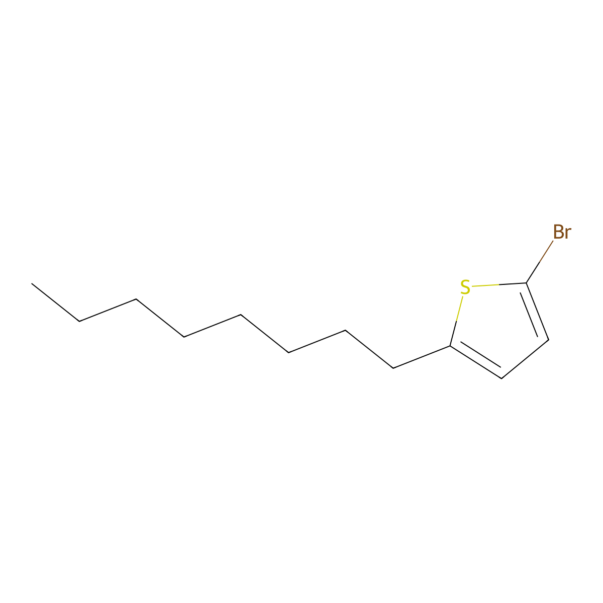 2-Bromo-5-octylthiophene molecular structure, CAS 172514-63-5