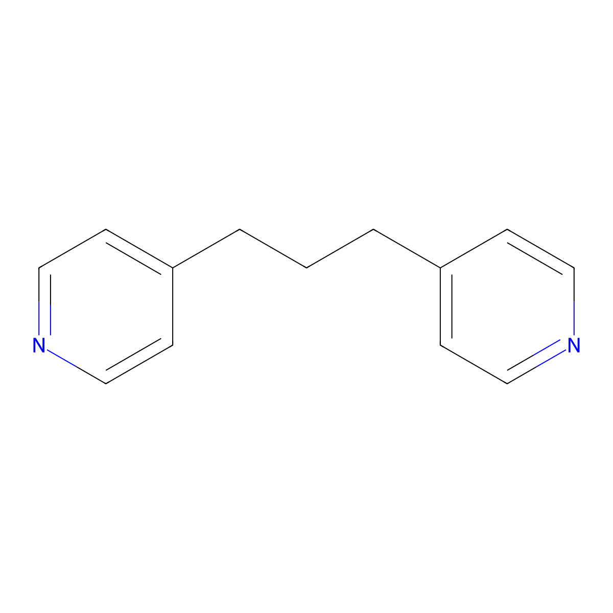 1,3-Bis(4-pyridyl)propane molecular structure, CAS 17252-51-6