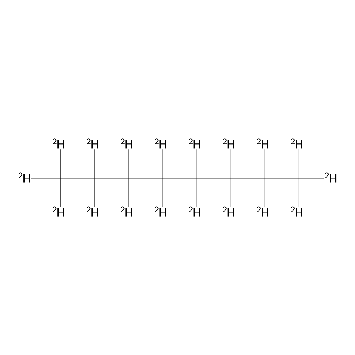 (2H18)Octane molecular structure, CAS 17252-77-6
