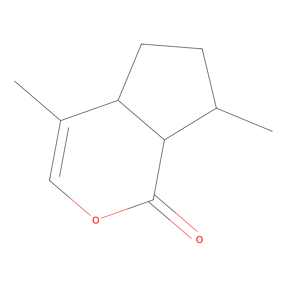 4aalpha,7alpha,7abeta-Nepetalactone molecular structure, CAS 17257-15-7