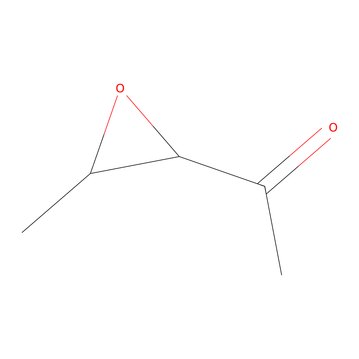 3,4-Epoxy-2-pentanone molecular structure, CAS 17257-79-3