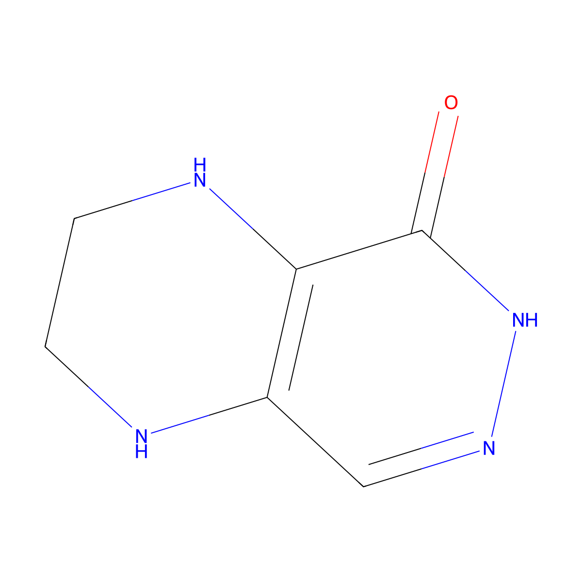1,2,3,4-Tetrahydropyrazino[2,3-d]pyridazin-5(6H)-one molecular structure, CAS 17257-98-6