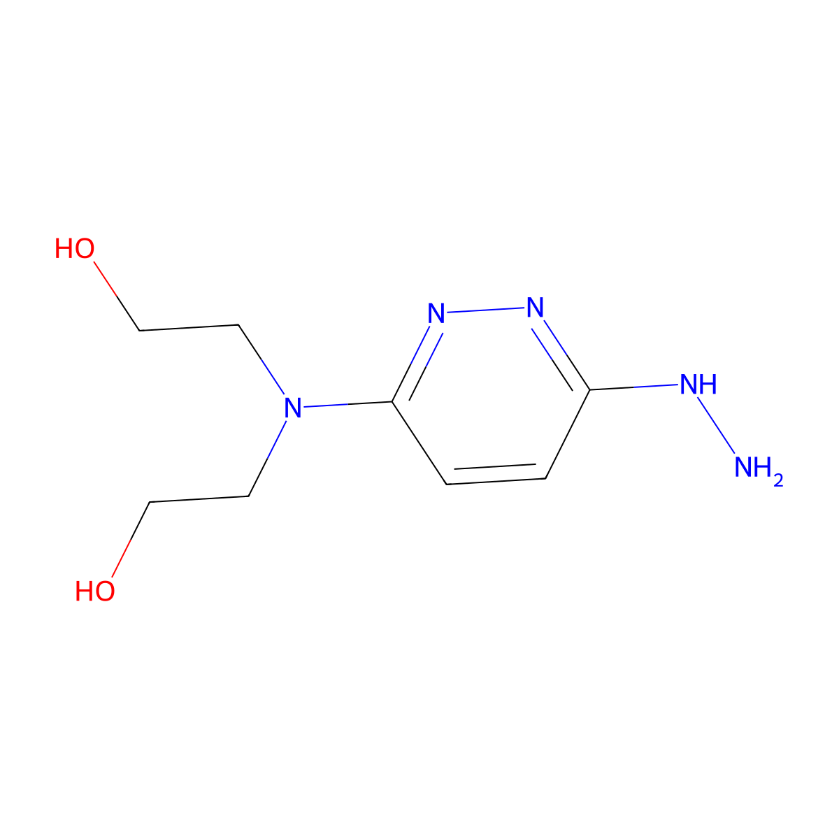 Oxdralazine molecular structure, CAS 17259-75-5