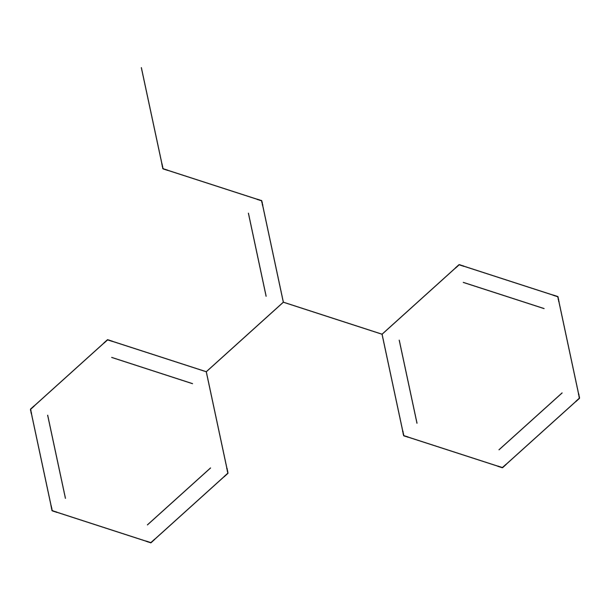 1,1'-(But-1-ene-1,1-diyl)dibenzene molecular structure, CAS 1726-14-3