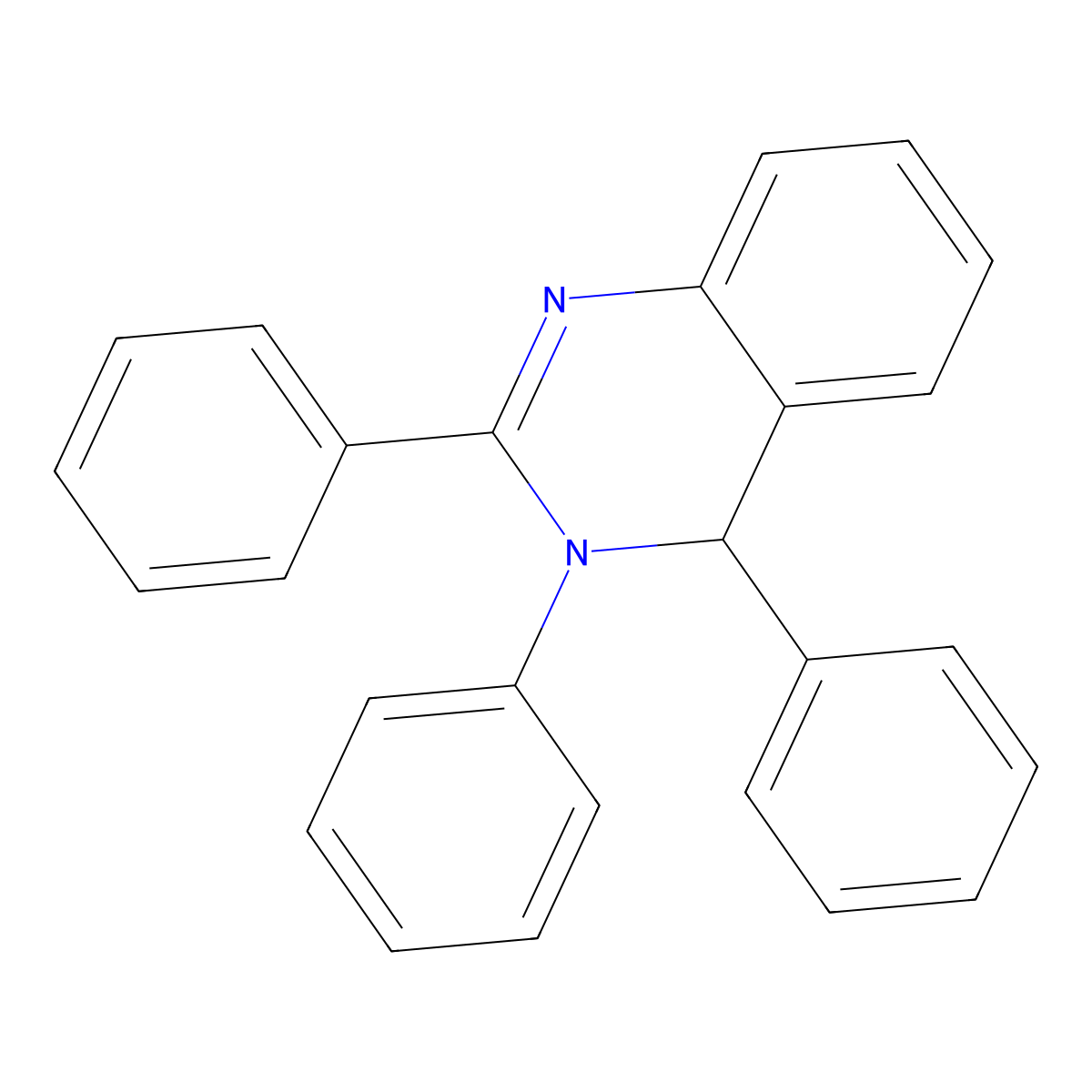 2,3,4-Triphenyl-3,4-dihydroquinazoline molecular structure, CAS 172611-10-8