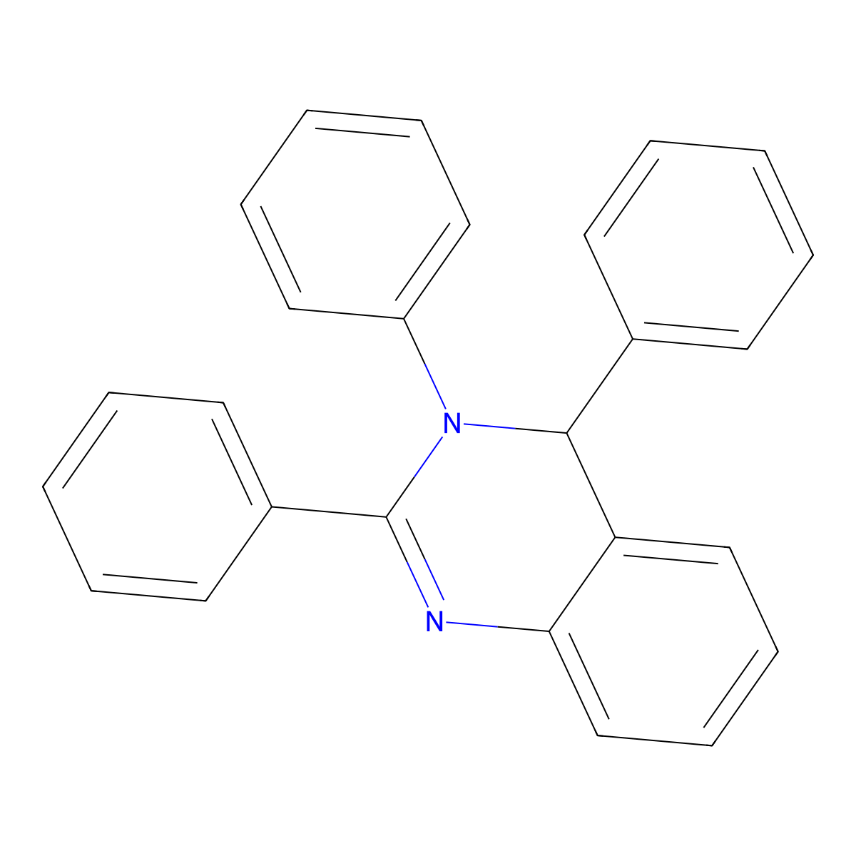 2,3,4-Triphenyl-3,4-dihydroquinazoline molecular structure, CAS 172611-10-8