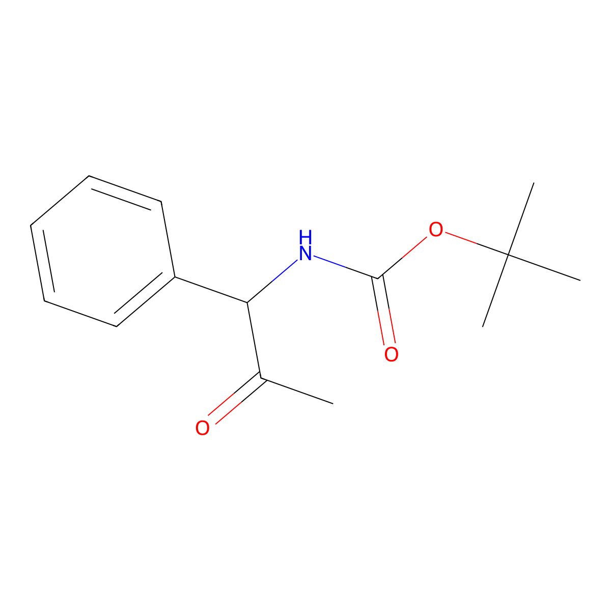 N-(2-oxo-1-phenyl-1-propyl)-carbamic acid tert-butyl ester molecular structure, CAS 172613-65-9