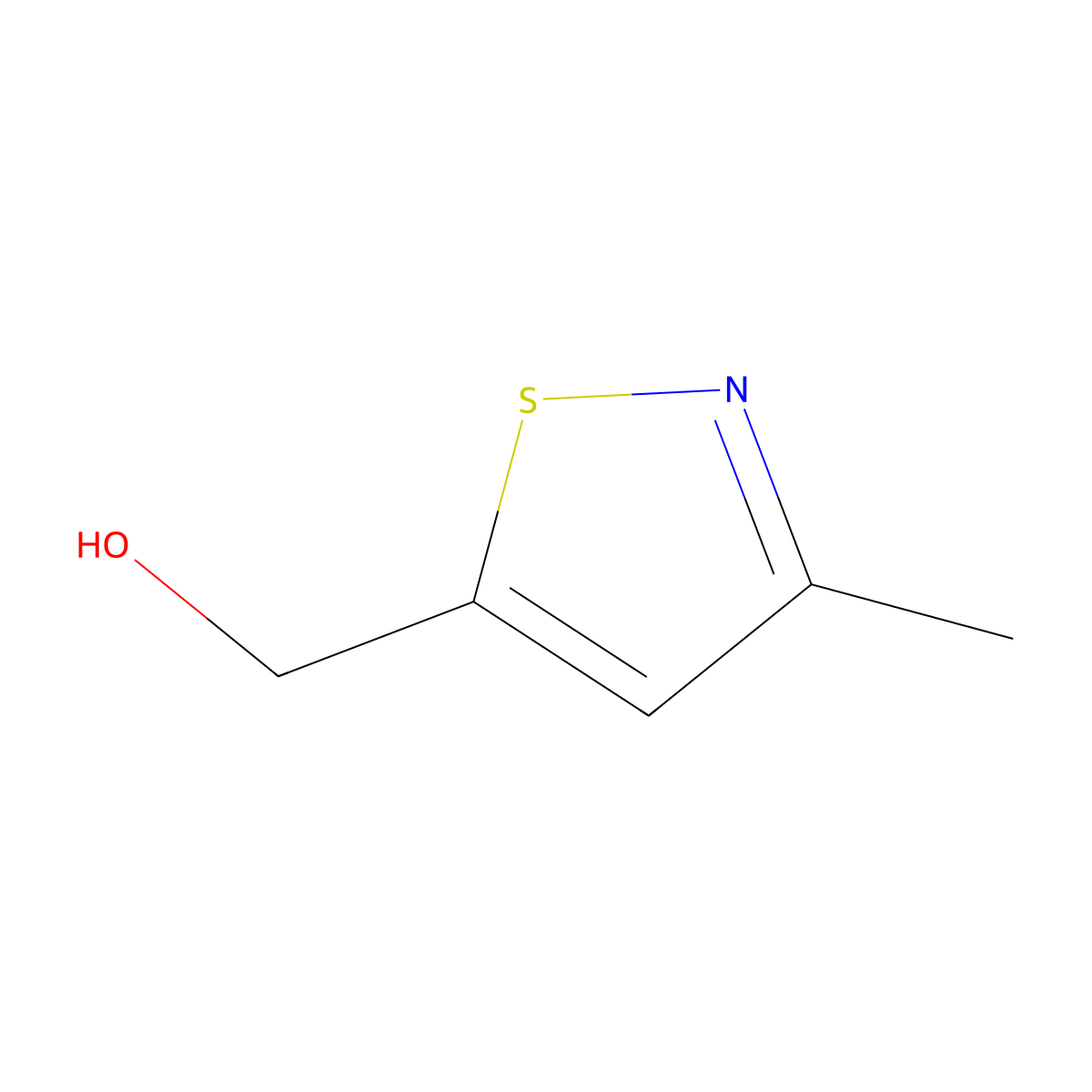 (3-Methyl-1,2-thiazol-5-yl)methanol molecular structure, CAS 17265-60-0