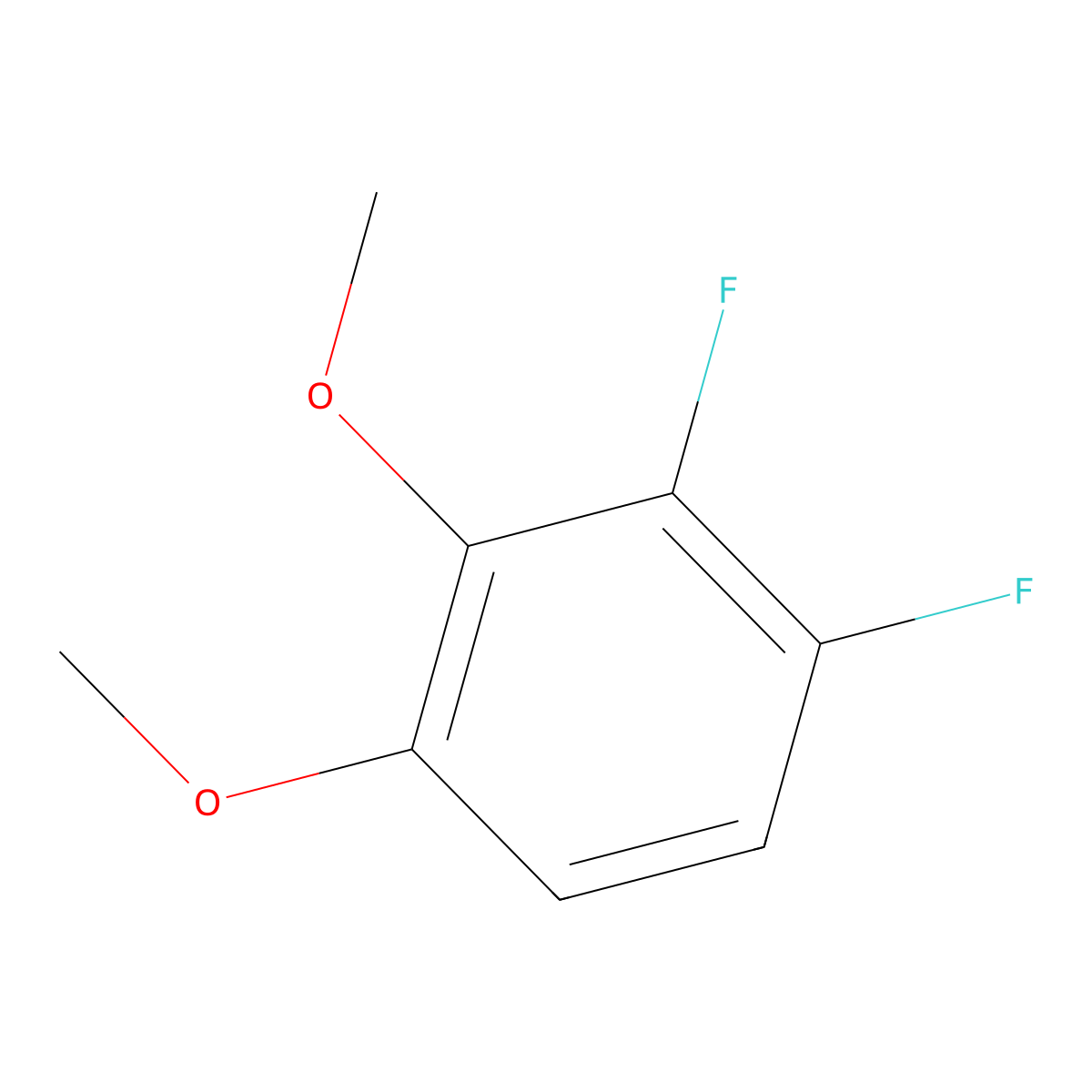 1,2-Difluoro-3,4-dimethoxybenzene molecular structure, CAS 172657-03-3
