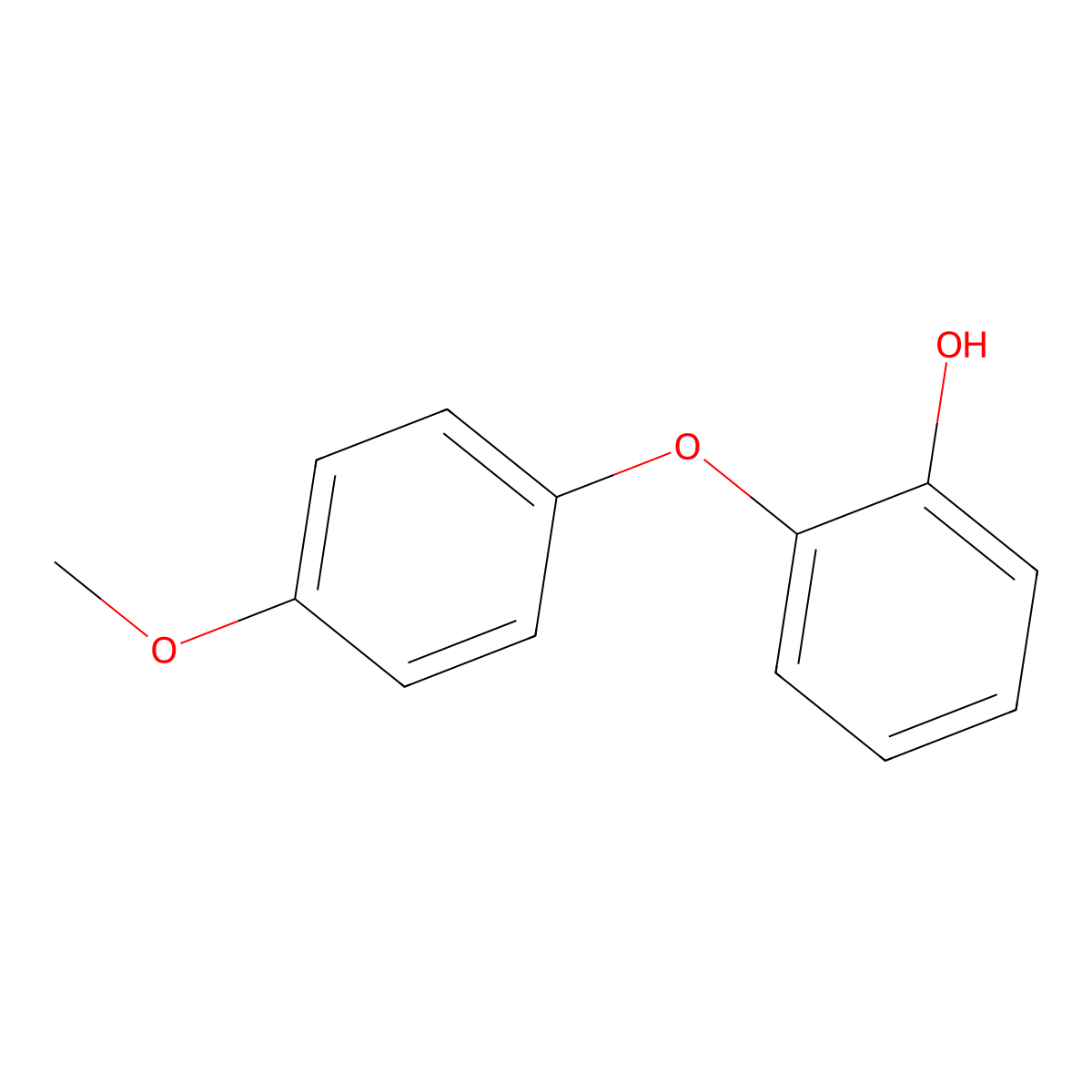 2-(4-Methoxyphenoxy)phenol molecular structure, CAS 172657-73-7