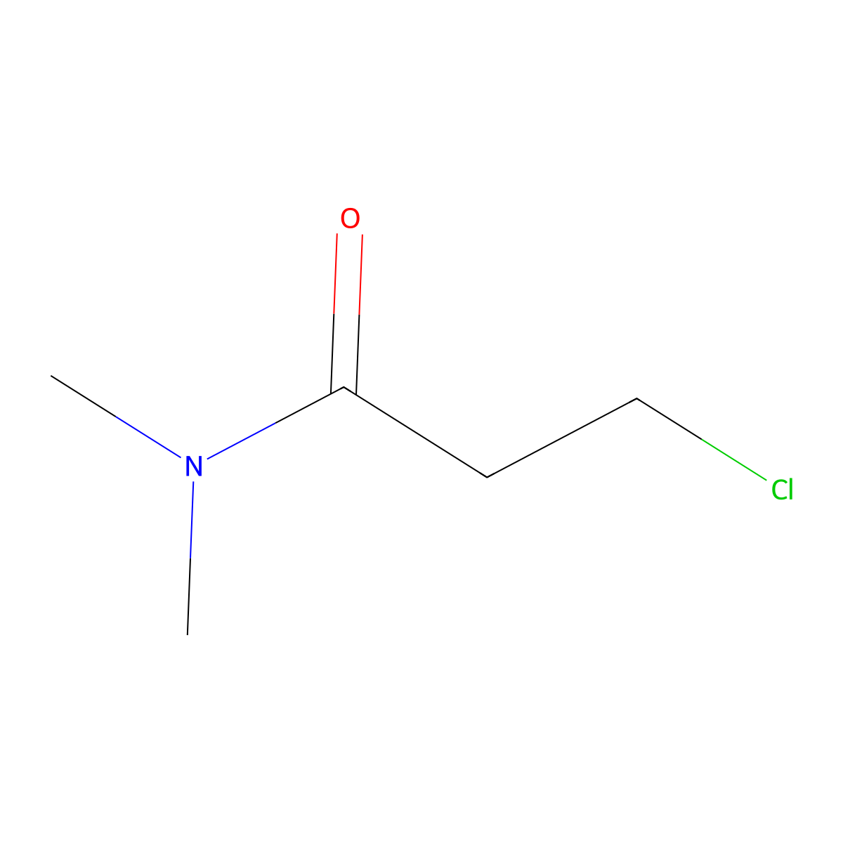 3-Chloro-N,N-dimethylpropanamide molecular structure, CAS 17268-49-4