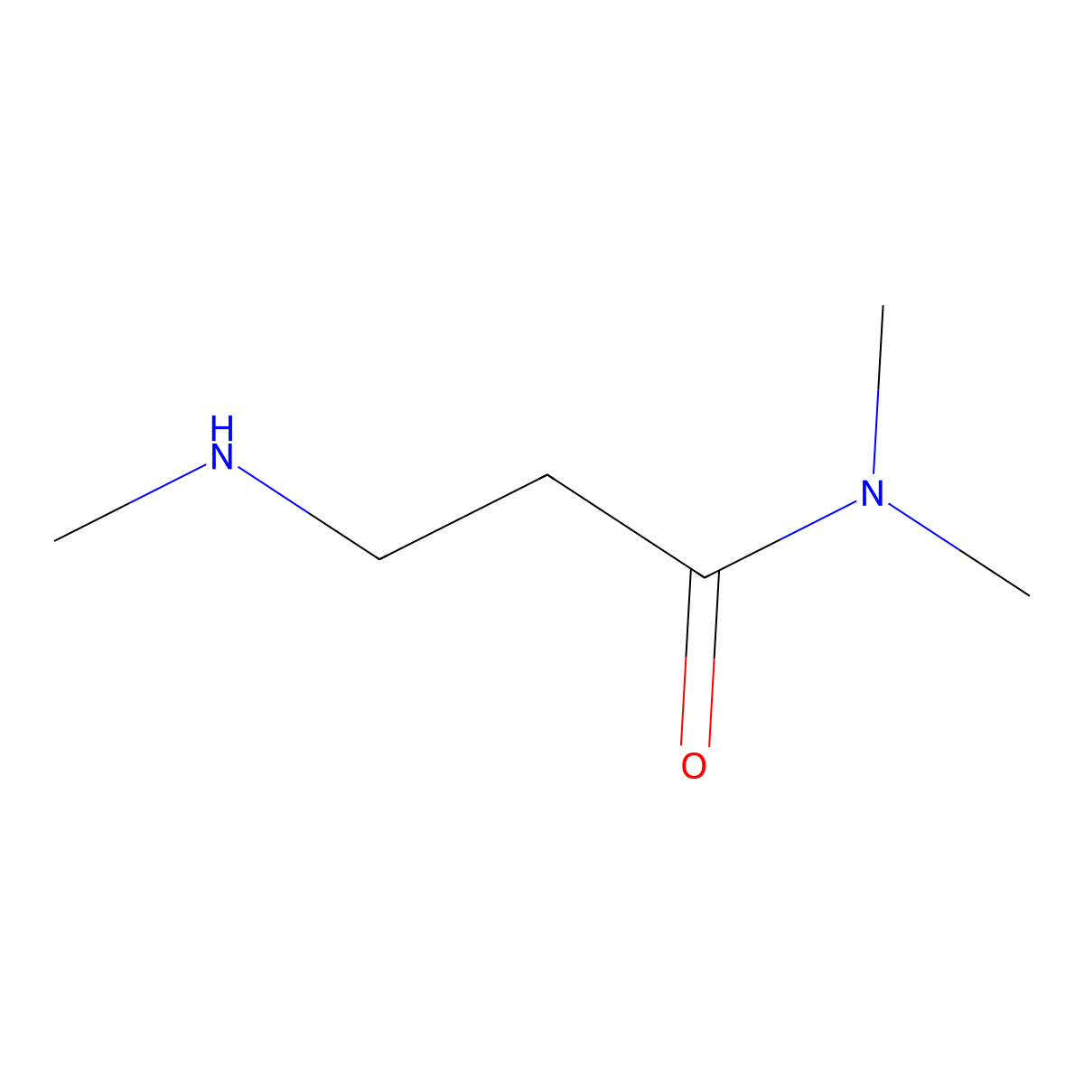N,N,N~3~-Trimethyl-beta-alaninamide molecular structure, CAS 17268-50-7